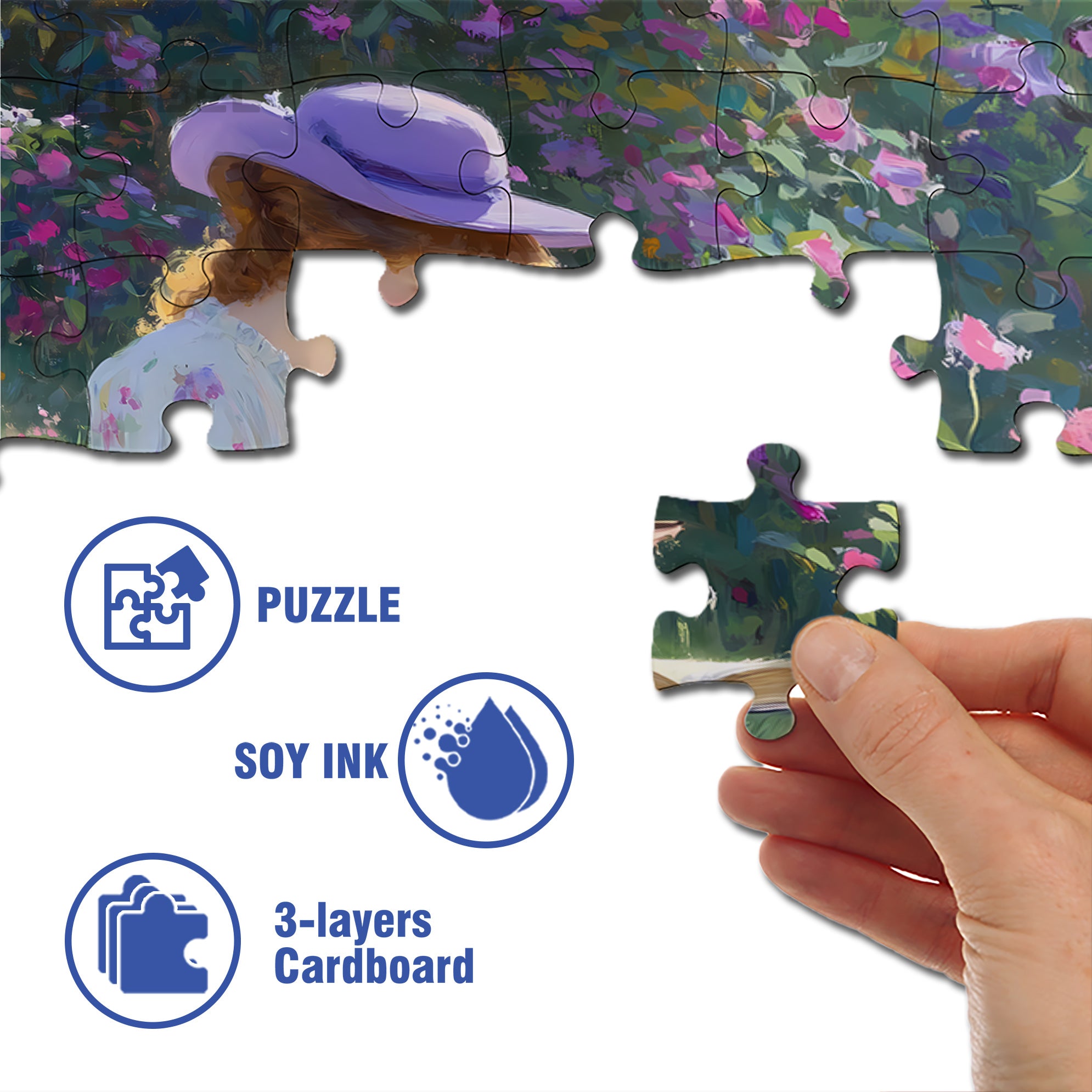 Quiet Woman 500pcs/1000pcs Jigsaw Puzzle, Scratch-Resistant, Interactive Family Game & Brain-Boosting DIY Decor, Perfect for Halloween, Christmas & New Year Gifts, Family Puzzle Game