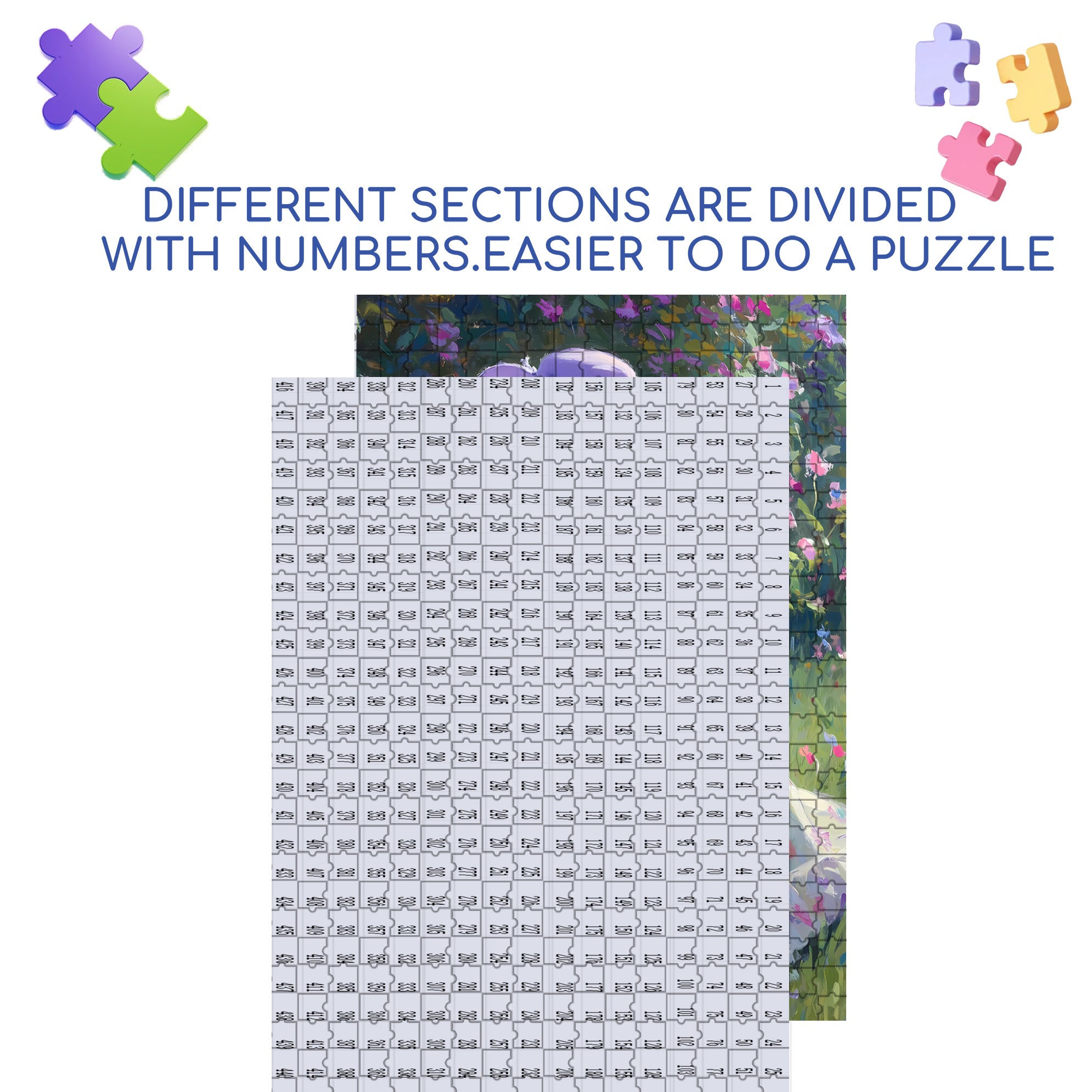 Quiet Woman 500pcs/1000pcs Jigsaw Puzzle, Scratch-Resistant, Interactive Family Game & Brain-Boosting DIY Decor, Perfect for Halloween, Christmas & New Year Gifts, Family Puzzle Game