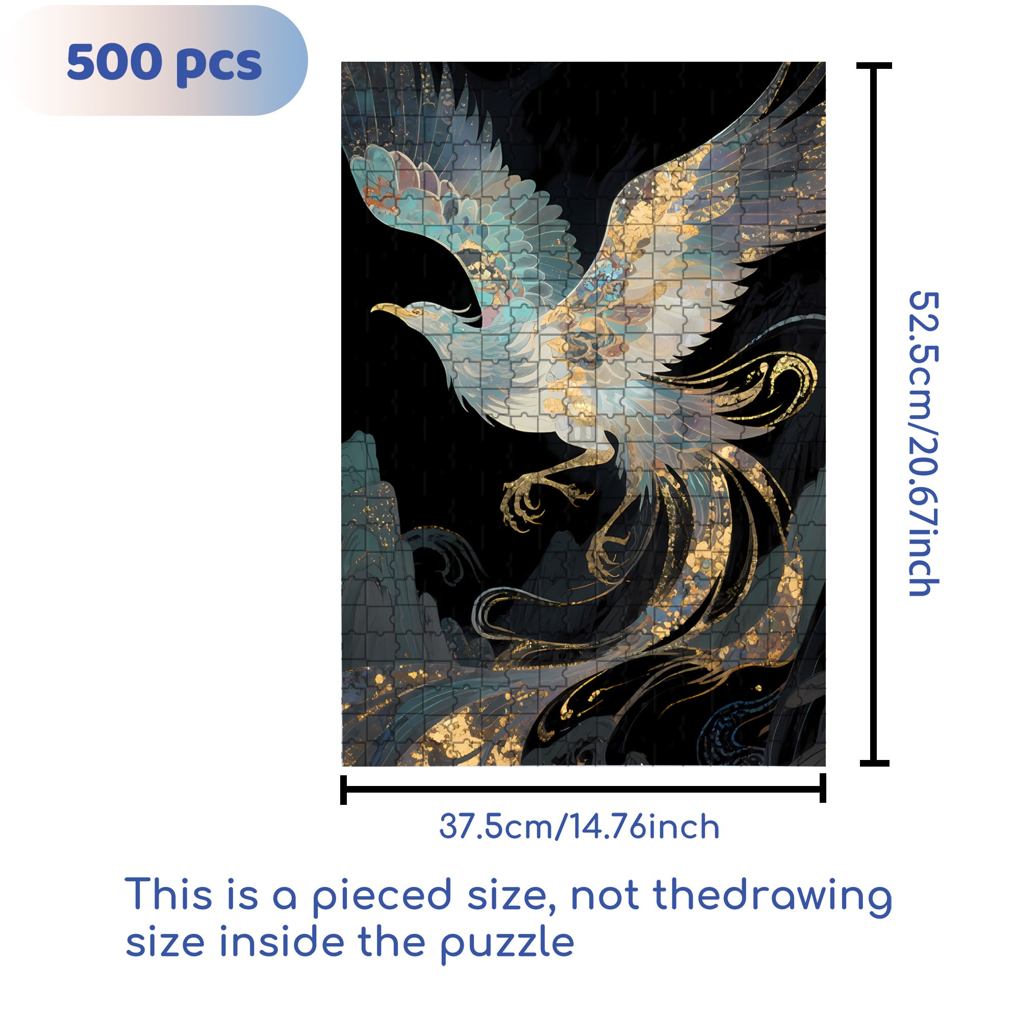 Roc 500pcs/1000pcs Jigsaw Puzzle, Scratch-Resistant, Interactive Family Game & Brain-Boosting DIY Decor, Perfect for Halloween, Christmas & New Year Gifts, Family Puzzle Game