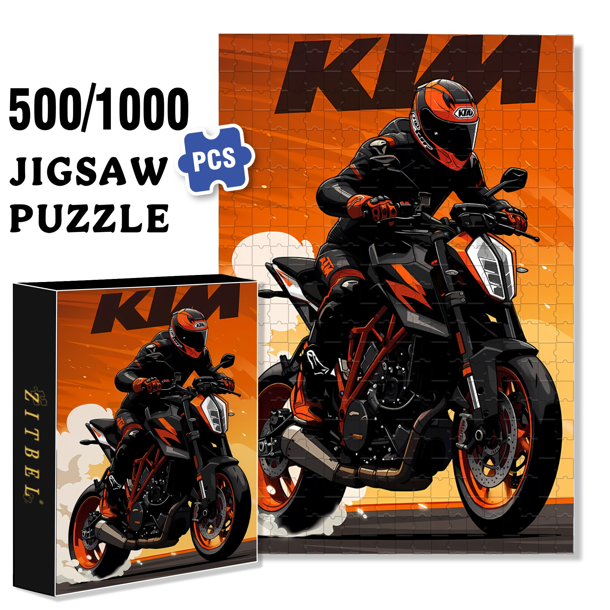 Speed 500pcs/1000pcs Jigsaw Puzzle, Scratch-Resistant, Interactive Family Game & Brain-Boosting DIY Decor, Perfect for Halloween, Christmas & New Year Gifts, Family Puzzle Game