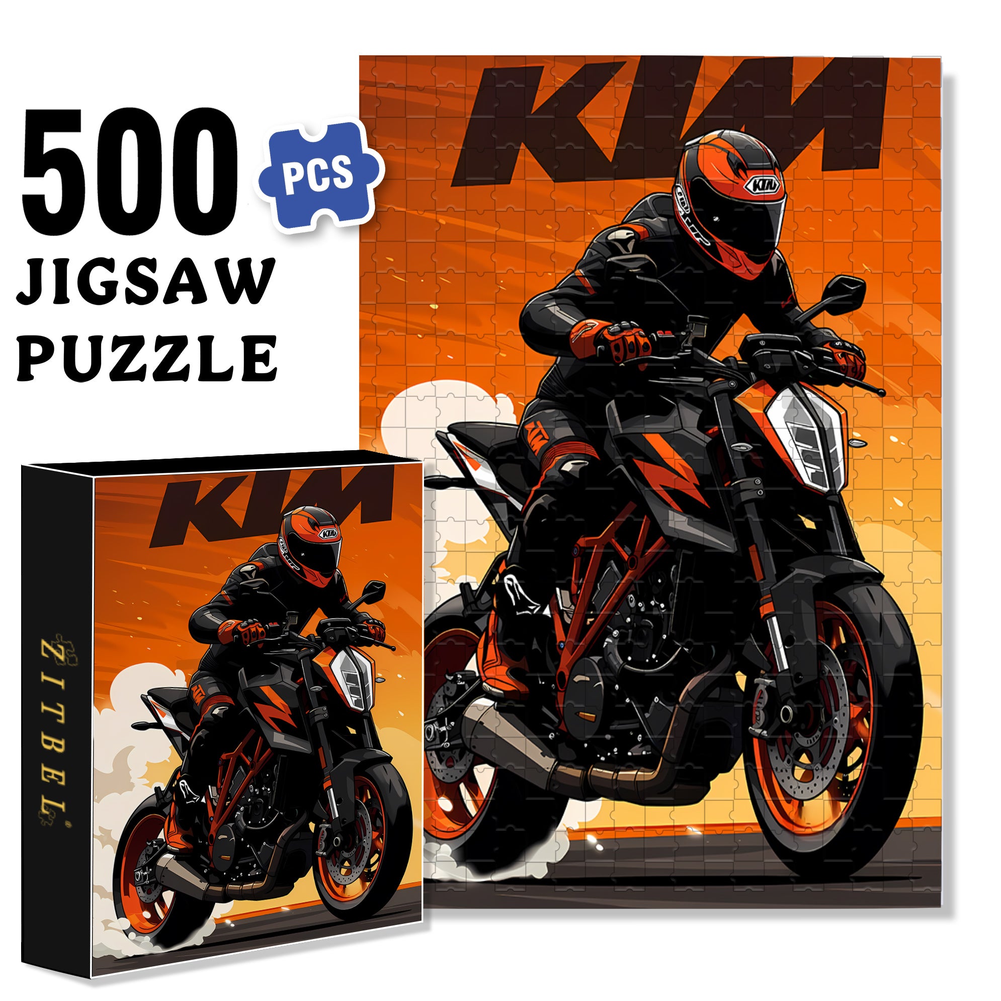 Speed 500pcs/1000pcs Jigsaw Puzzle, Scratch-Resistant, Interactive Family Game & Brain-Boosting DIY Decor, Perfect for Halloween, Christmas & New Year Gifts, Family Puzzle Game