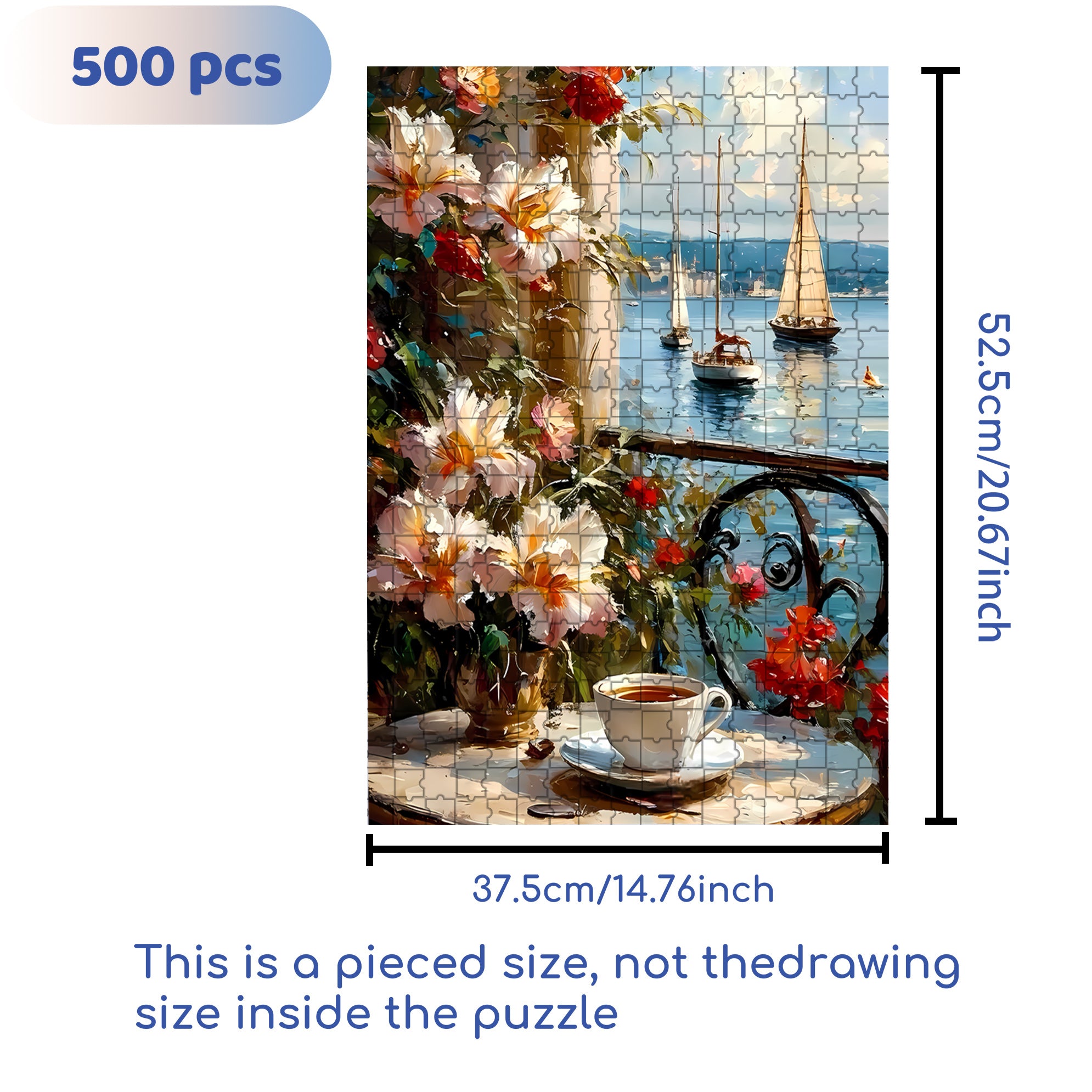 Voyage 500pcs/1000pcs Jigsaw Puzzle, Scratch-Resistant, Interactive Family Game & Brain-Boosting DIY Decor, Perfect for Halloween, Christmas & New Year Gifts, Family Puzzle Game