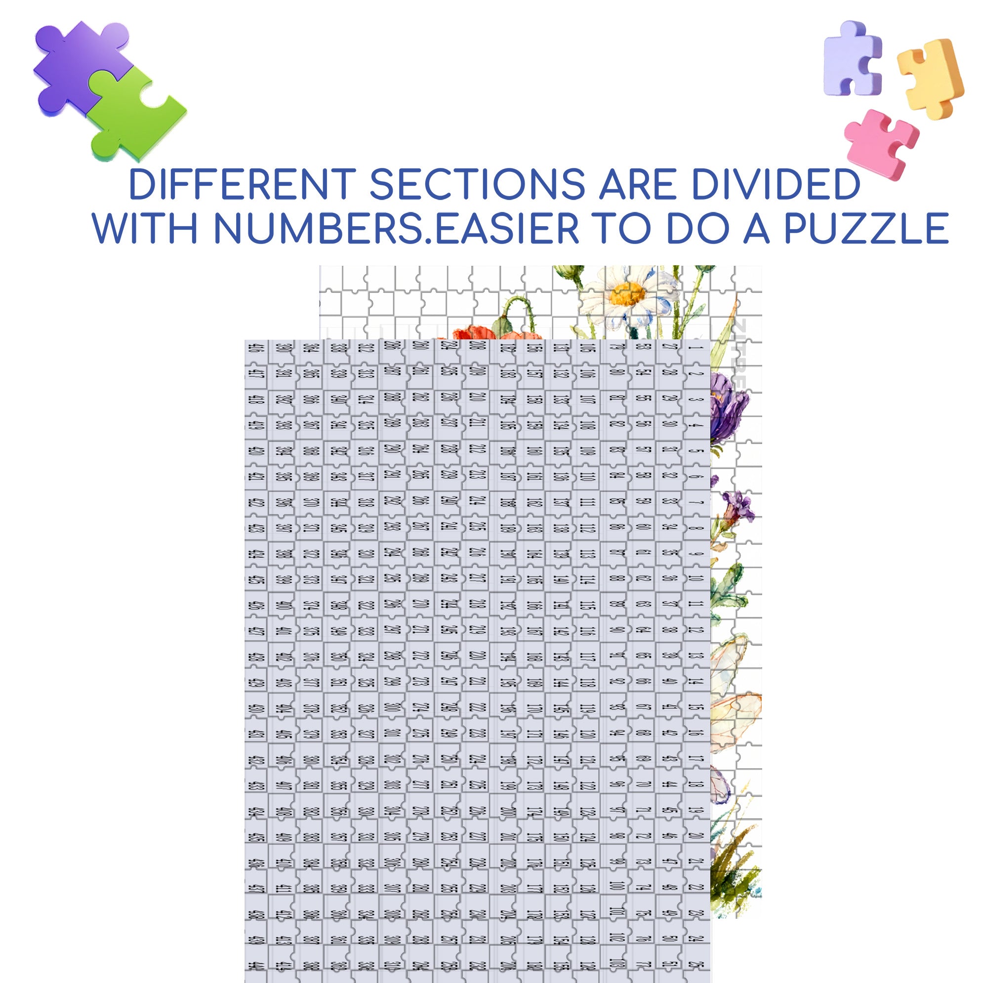 Casper 500pcs/1000pcs Jigsaw Puzzle, Scratch-Resistant, Interactive Family Game & Brain-Boosting DIY Decor, Perfect for Halloween, Christmas & New Year Gifts, Family Puzzle Game