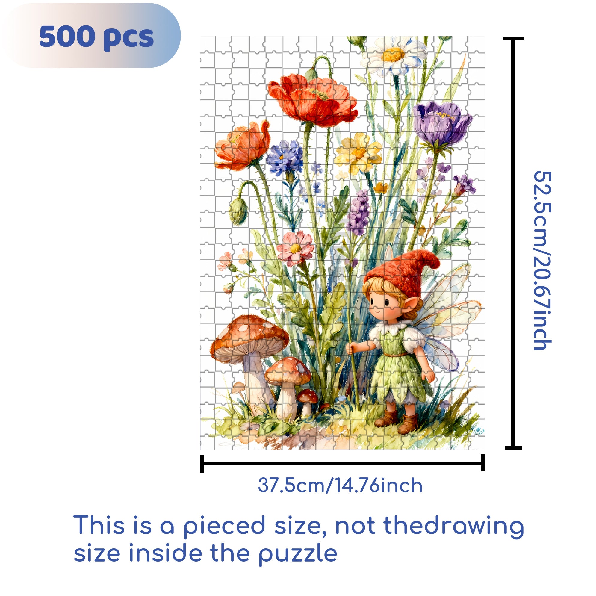 Casper 500pcs/1000pcs Jigsaw Puzzle, Scratch-Resistant, Interactive Family Game & Brain-Boosting DIY Decor, Perfect for Halloween, Christmas & New Year Gifts, Family Puzzle Game
