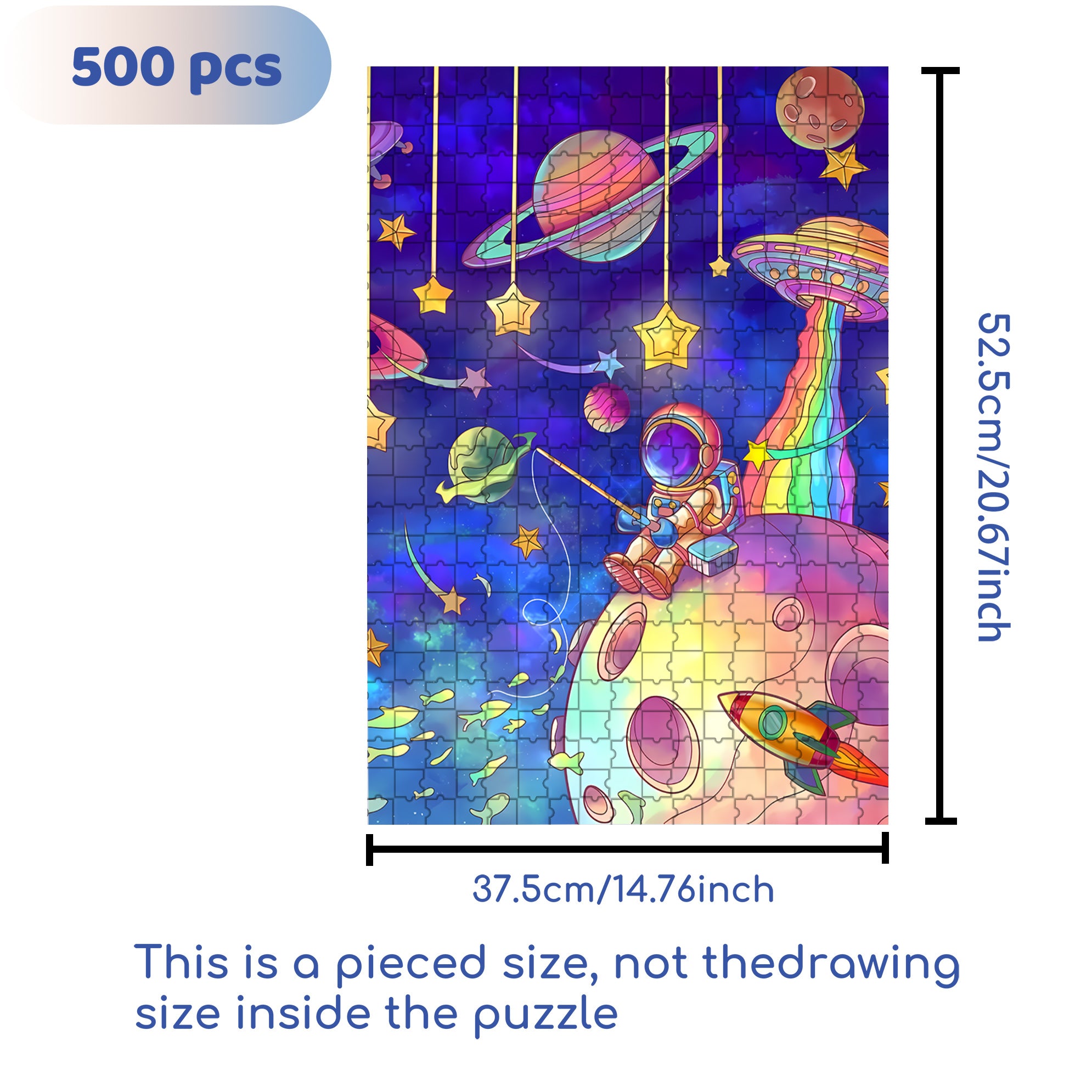 Childlike Fun 500pcs/1000pcs Jigsaw Puzzle, Scratch-Resistant, Interactive Family Game & Brain-Boosting DIY Decor, Perfect for Halloween, Christmas & New Year Gifts, Family Puzzle Game