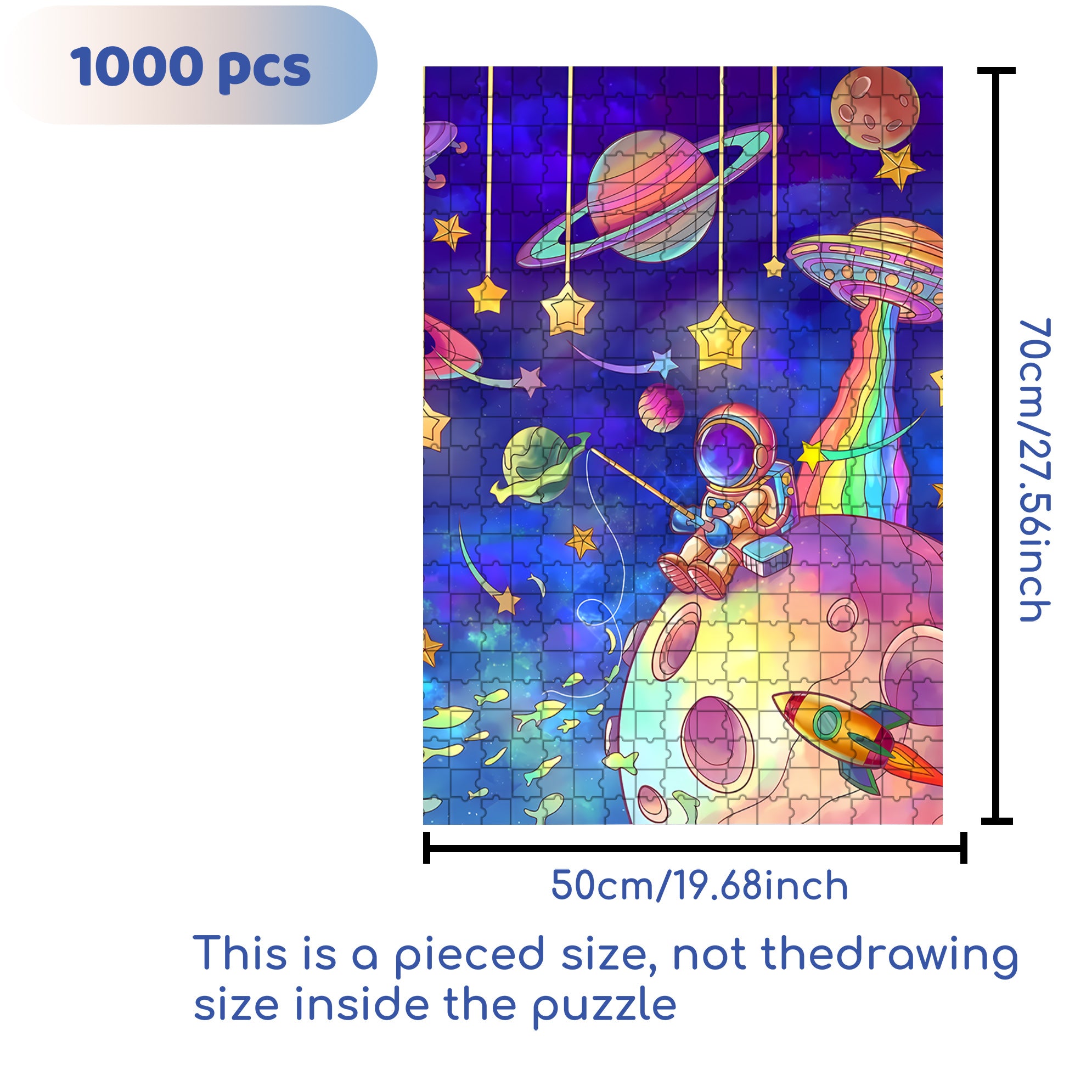 Childlike Fun 500pcs/1000pcs Jigsaw Puzzle, Scratch-Resistant, Interactive Family Game & Brain-Boosting DIY Decor, Perfect for Halloween, Christmas & New Year Gifts, Family Puzzle Game