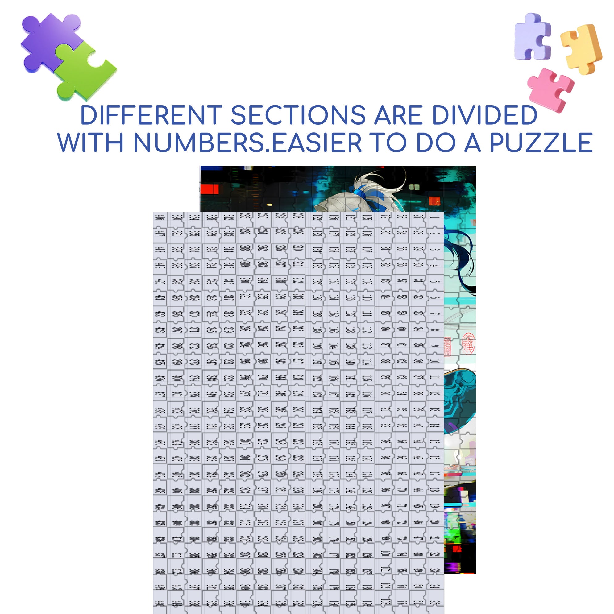 Cool 500pcs/1000pcs Jigsaw Puzzle, Scratch-Resistant, Interactive Family Game & Brain-Boosting DIY Decor, Perfect for Halloween, Christmas & New Year Gifts, Family Puzzle Game
