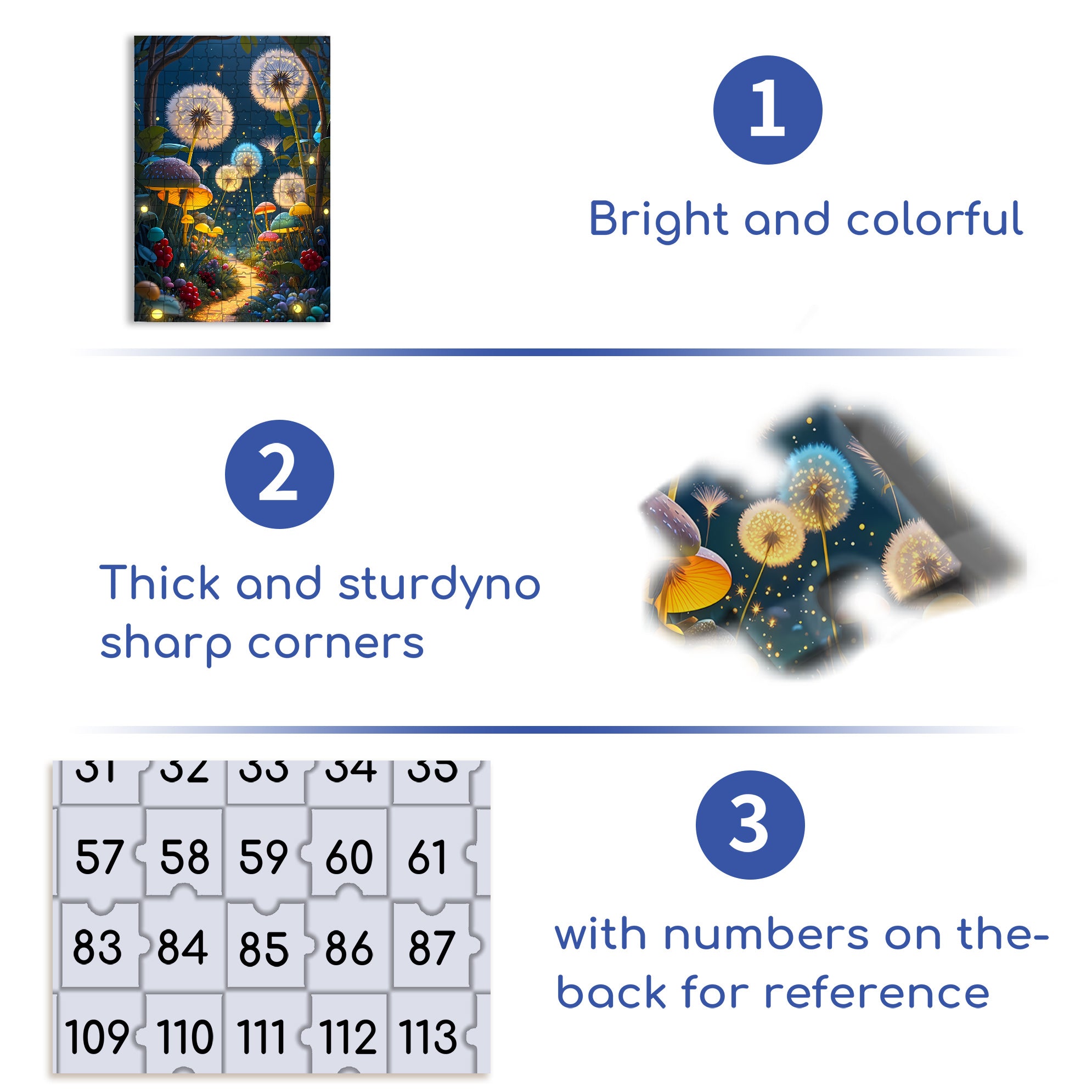 Fairy Garden 500pcs/1000pcs Jigsaw Puzzle, Scratch-Resistant, Interactive Family Game & Brain-Boosting DIY Decor, Perfect for Halloween, Christmas & New Year Gifts, Family Puzzle Game