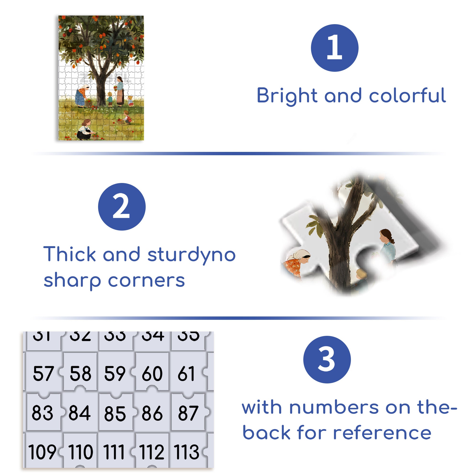 Harvest 500pcs/1000pcs Jigsaw Puzzle, Scratch-Resistant, Interactive Family Game & Brain-Boosting DIY Decor, Perfect for Halloween, Christmas & New Year Gifts, Family Puzzle Game