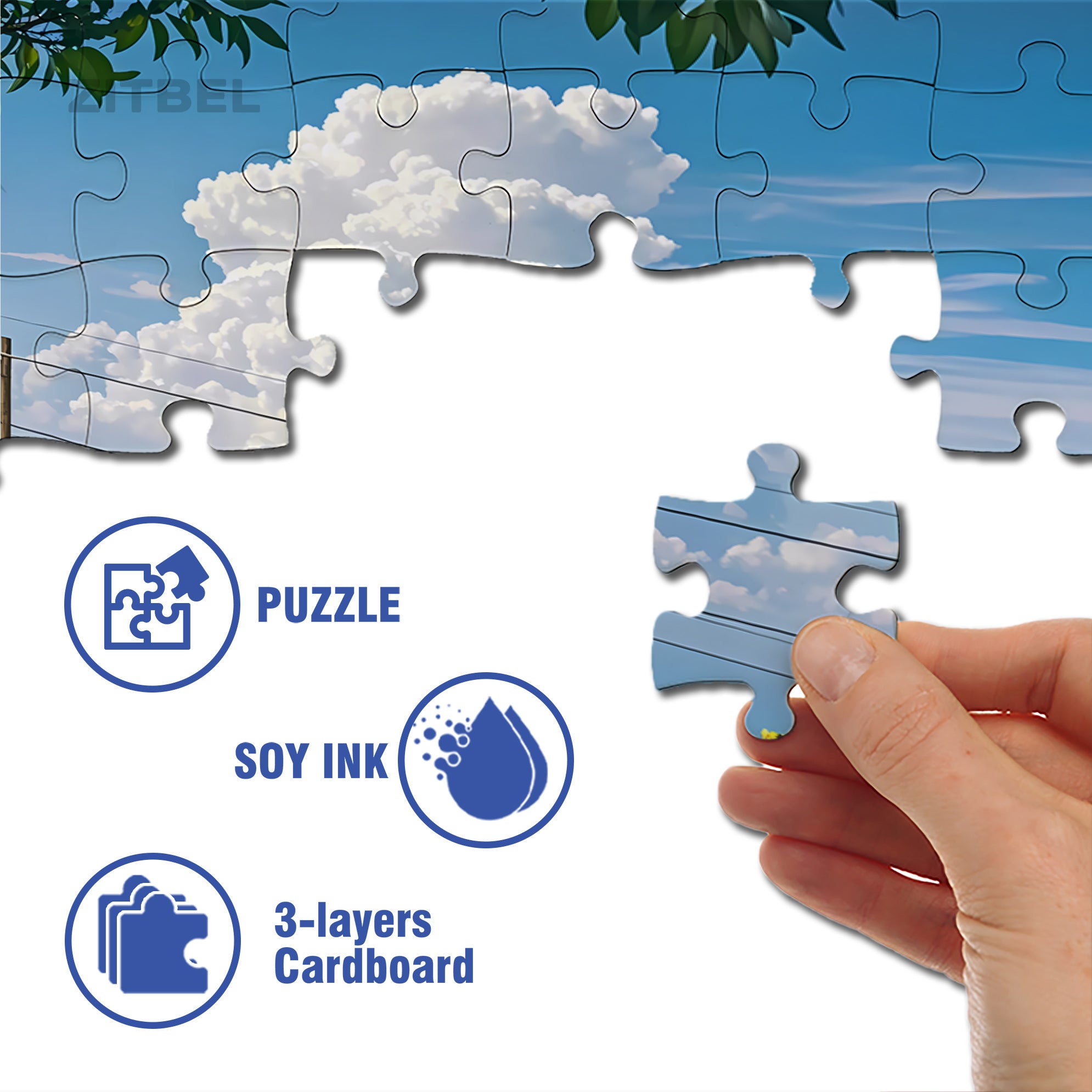 Hot summer 500pcs/1000pcs Jigsaw Puzzle, Scratch-Resistant, Interactive Family Game & Brain-Boosting DIY Decor, Perfect for Halloween, Christmas & New Year Gifts, Family Puzzle Game