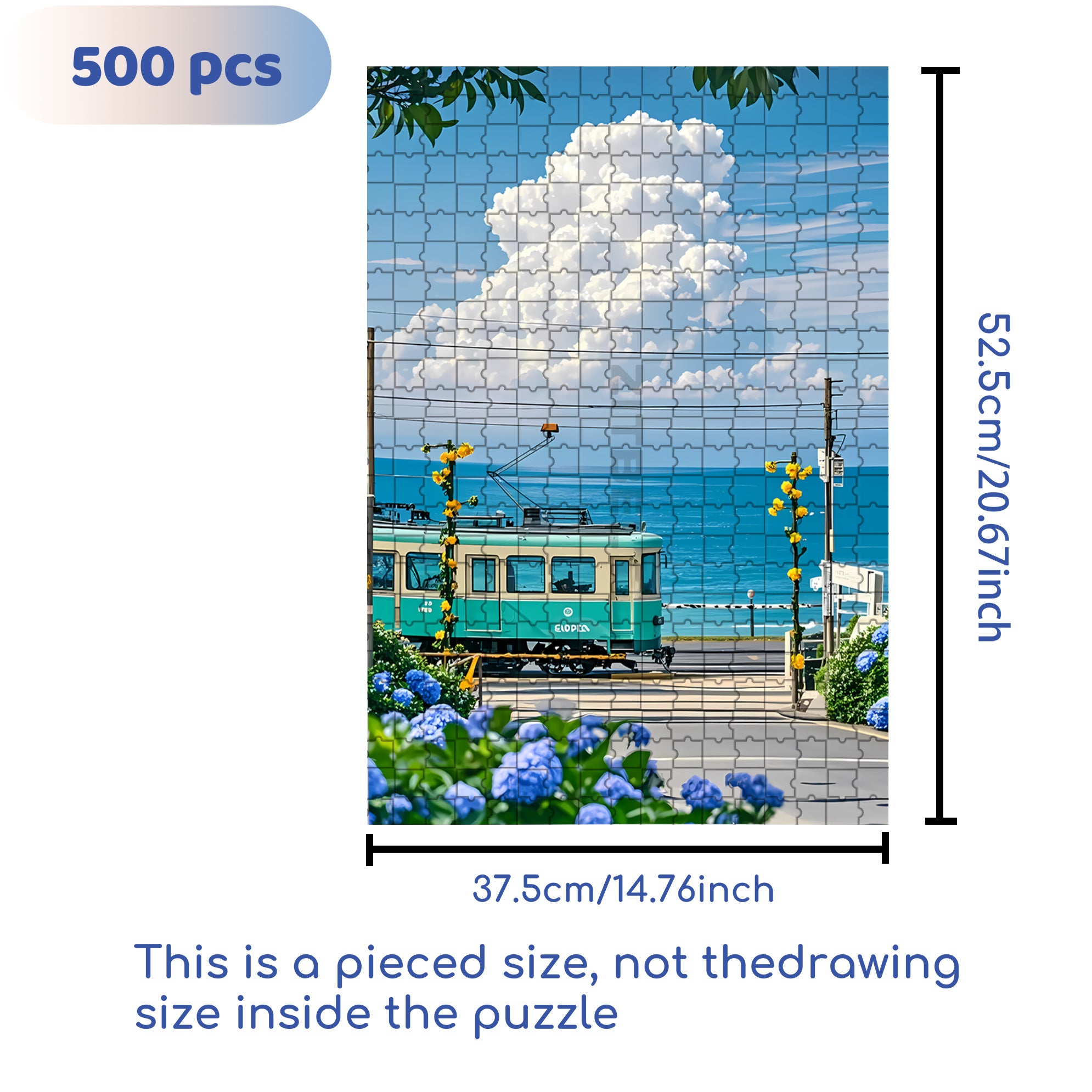 Hot summer 500pcs/1000pcs Jigsaw Puzzle, Scratch-Resistant, Interactive Family Game & Brain-Boosting DIY Decor, Perfect for Halloween, Christmas & New Year Gifts, Family Puzzle Game