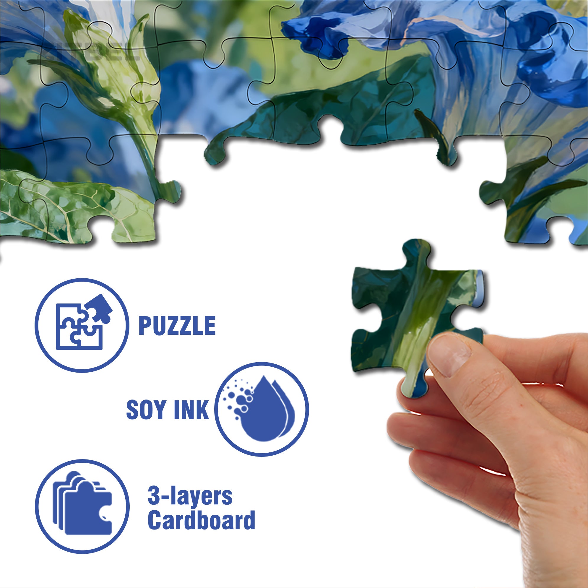 Ladybird 500pcs/1000pcs Jigsaw Puzzle, Scratch-Resistant, Interactive Family Game & Brain-Boosting DIY Decor, Perfect for Halloween, Christmas & New Year Gifts, Family Puzzle Game