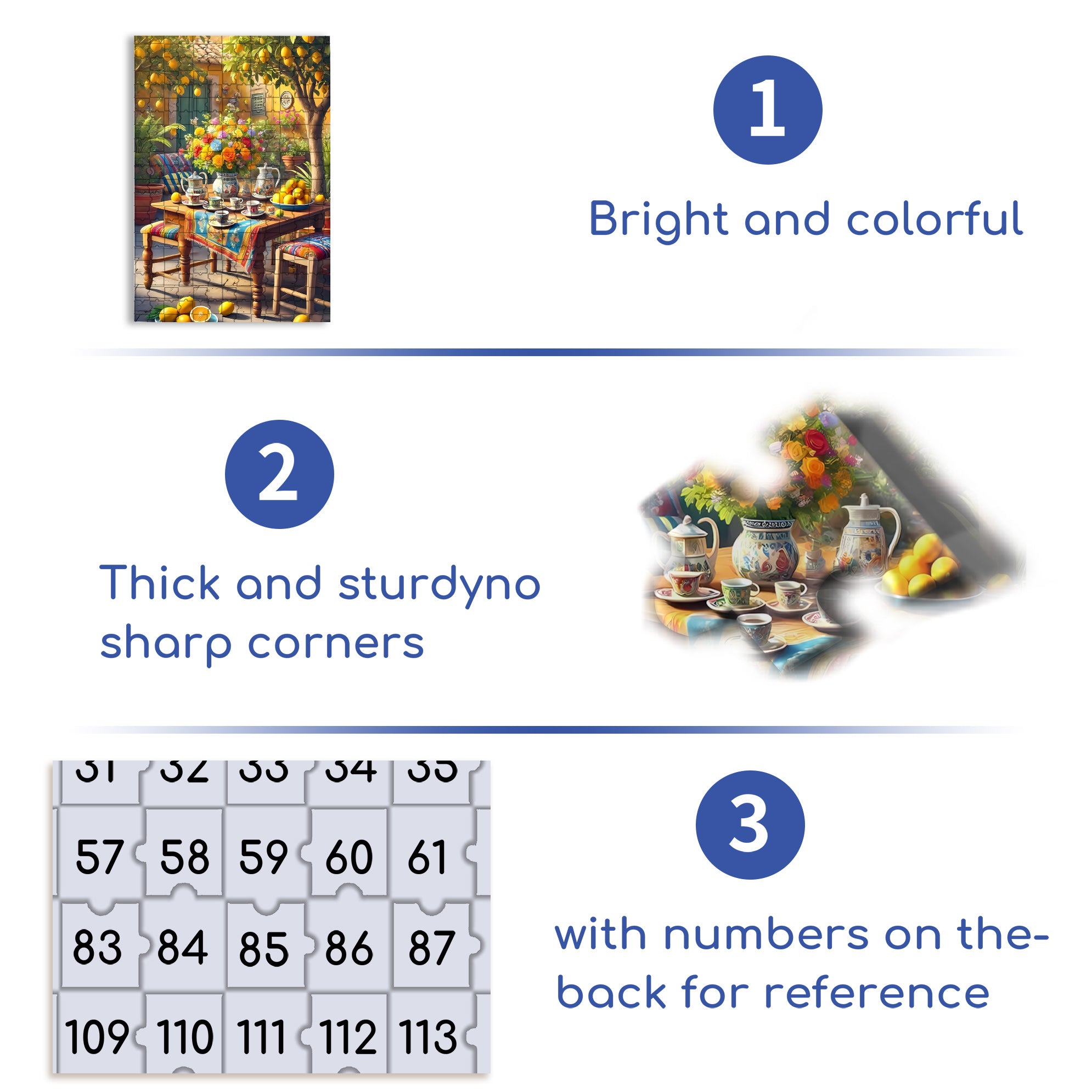 Lemon Tree 500pcs/1000pcs Jigsaw Puzzle, Scratch-Resistant, Interactive Family Game & Brain-Boosting DIY Decor, Perfect for Halloween, Christmas & New Year Gifts, Family Puzzle Game