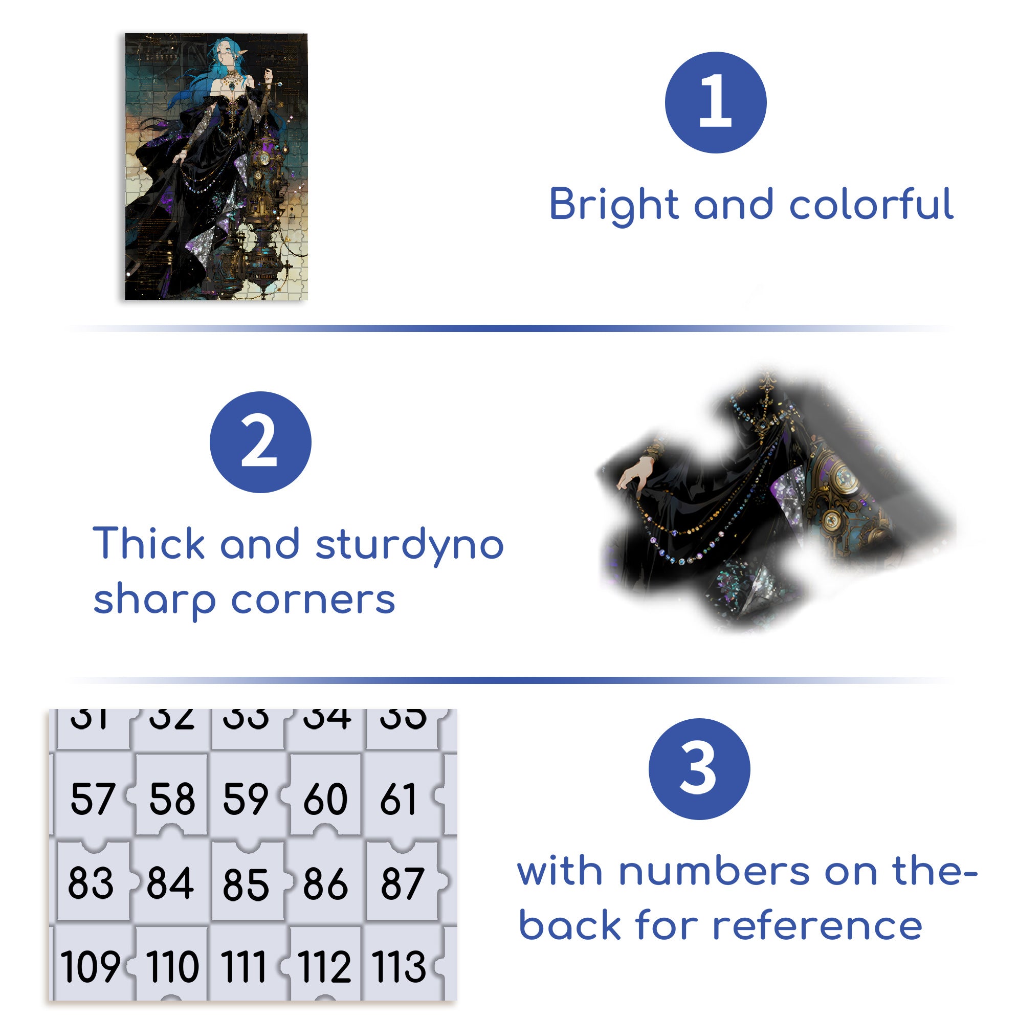 Mystery 500pcs/1000pcs Jigsaw Puzzle, Scratch-Resistant, Interactive Family Game & Brain-Boosting DIY Decor, Perfect for Halloween, Christmas & New Year Gifts, Family Puzzle Game