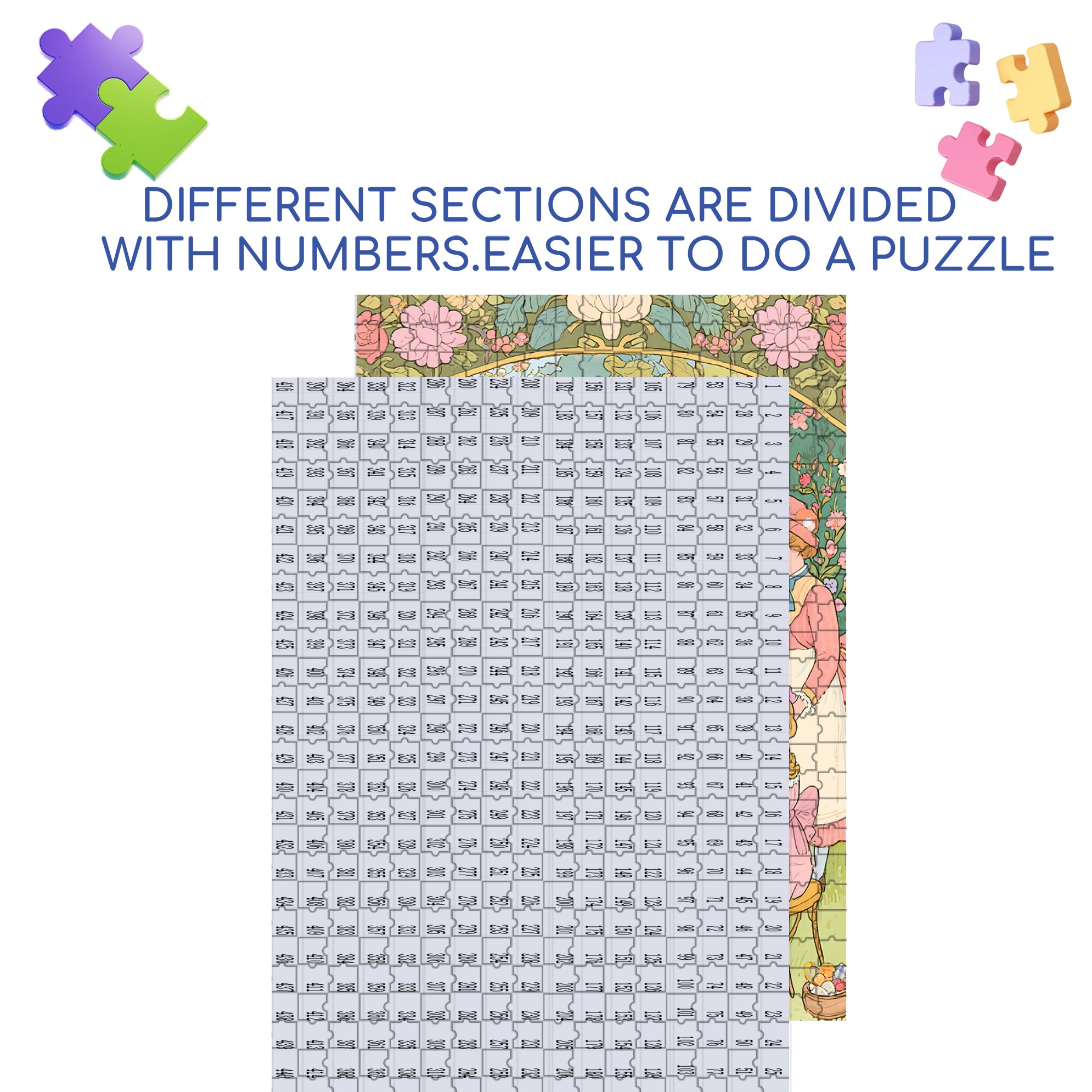 Reunion 500pcs/1000pcs Jigsaw Puzzle, Scratch-Resistant, Interactive Family Game & Brain-Boosting DIY Decor, Perfect for Halloween, Christmas & New Year Gifts, Family Puzzle Game