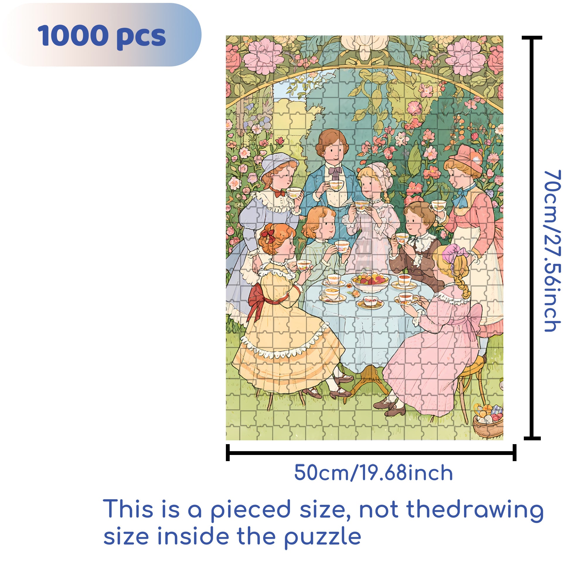 Reunion 500pcs/1000pcs Jigsaw Puzzle, Scratch-Resistant, Interactive Family Game & Brain-Boosting DIY Decor, Perfect for Halloween, Christmas & New Year Gifts, Family Puzzle Game