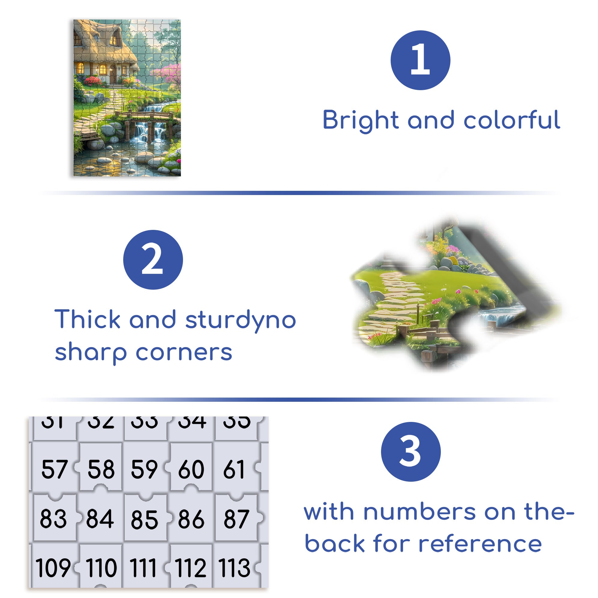 Stone Road 500pcs/1000pcs Jigsaw Puzzle, Scratch-Resistant, Interactive Family Game & Brain-Boosting DIY Decor, Perfect for Halloween, Christmas & New Year Gifts, Family Puzzle Game