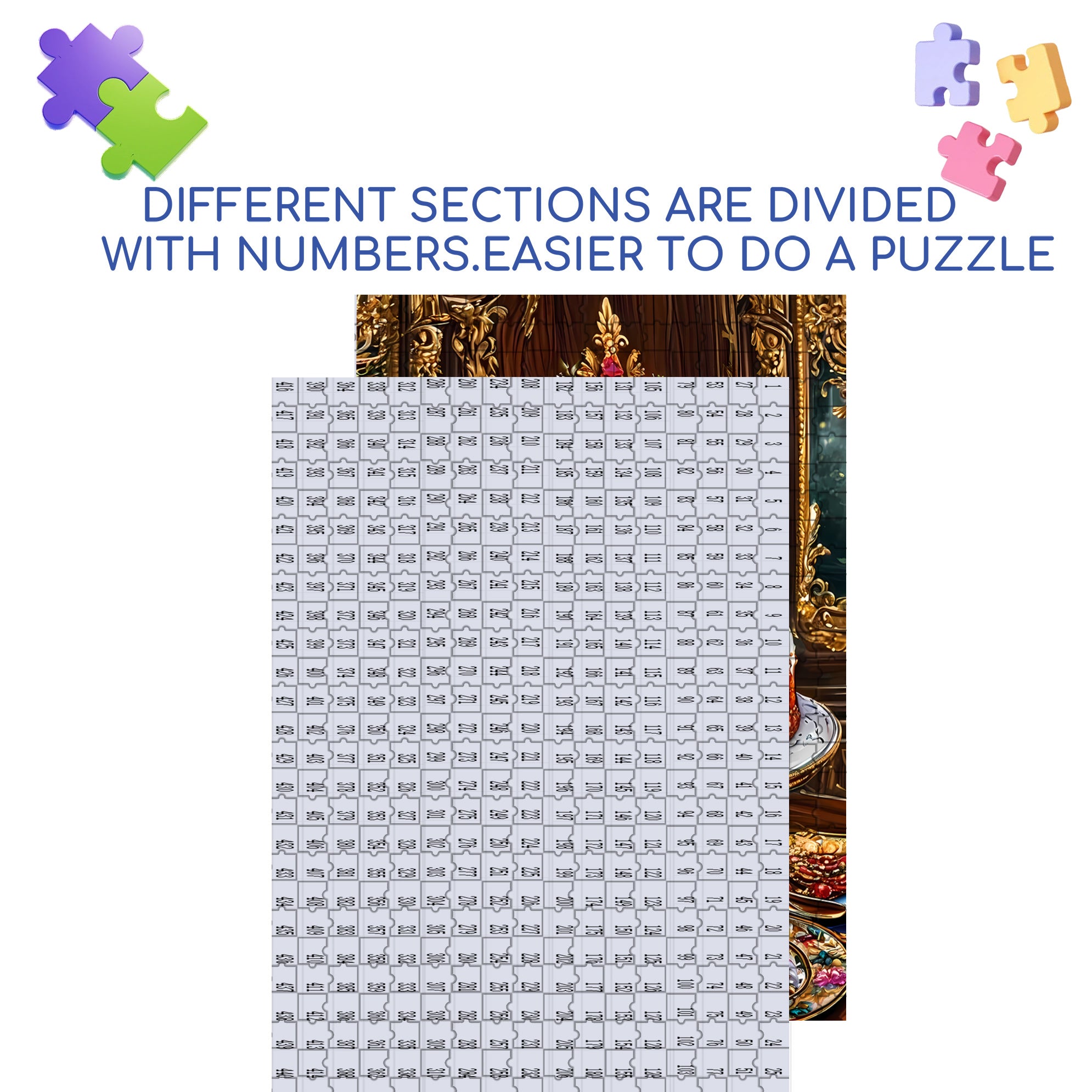 Cream Cake 500pcs/1000pcs Jigsaw Puzzle, Scratch-Resistant, Interactive Family Game & Brain-Boosting DIY Decor, Perfect for Halloween, Christmas & New Year Gifts, Family Puzzle Game