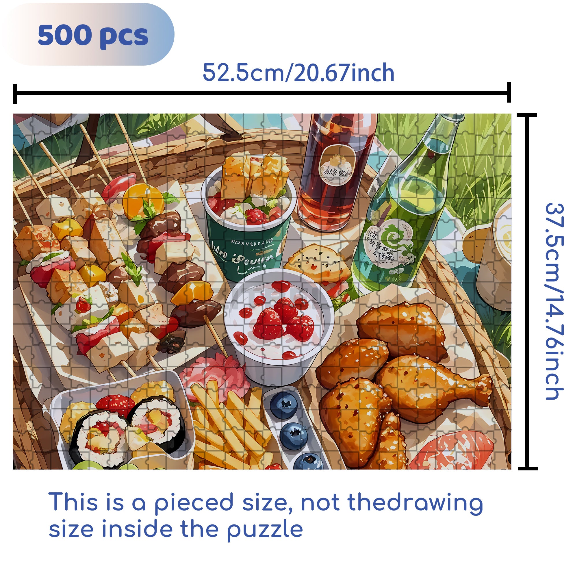 Gathering 500pcs/1000pcs Jigsaw Puzzle, Scratch-Resistant, Interactive Family Game & Brain-Boosting DIY Decor, Perfect for Halloween, Christmas & New Year Gifts, Family Puzzle Game