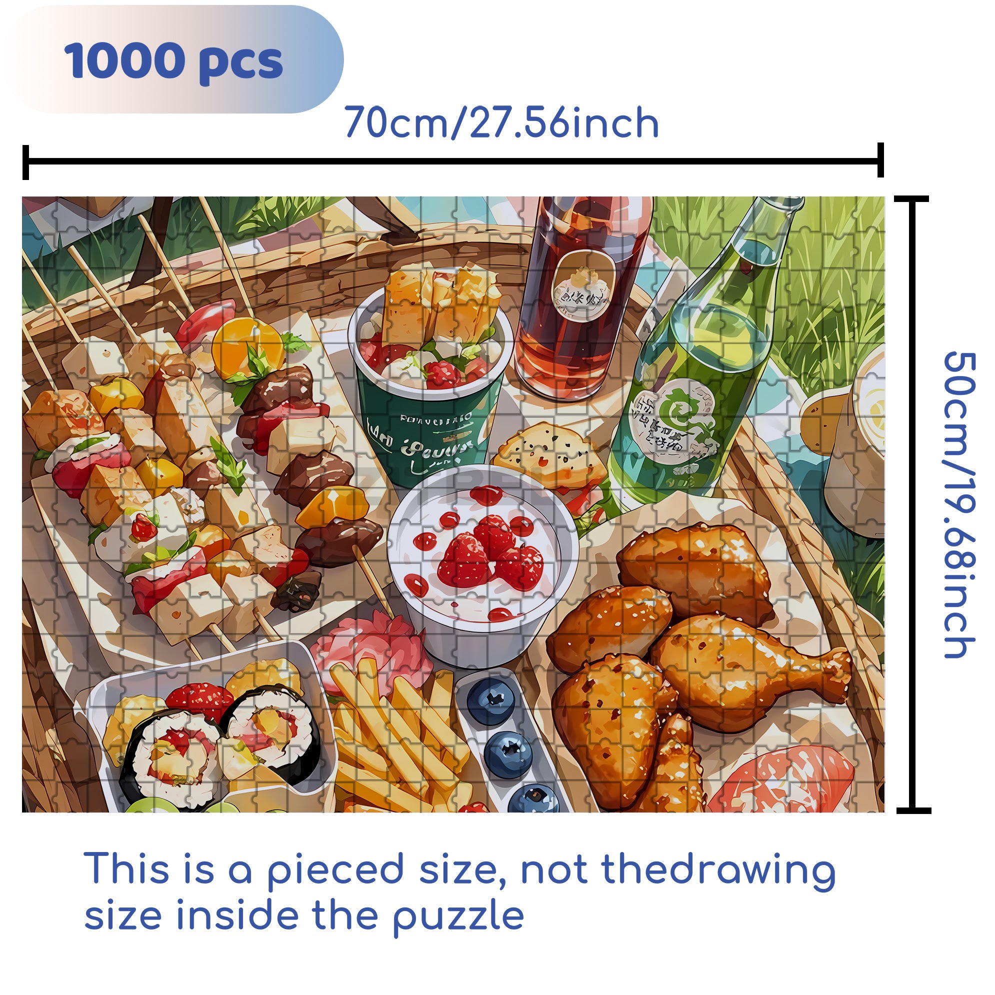 Gathering 500pcs/1000pcs Jigsaw Puzzle, Scratch-Resistant, Interactive Family Game & Brain-Boosting DIY Decor, Perfect for Halloween, Christmas & New Year Gifts, Family Puzzle Game