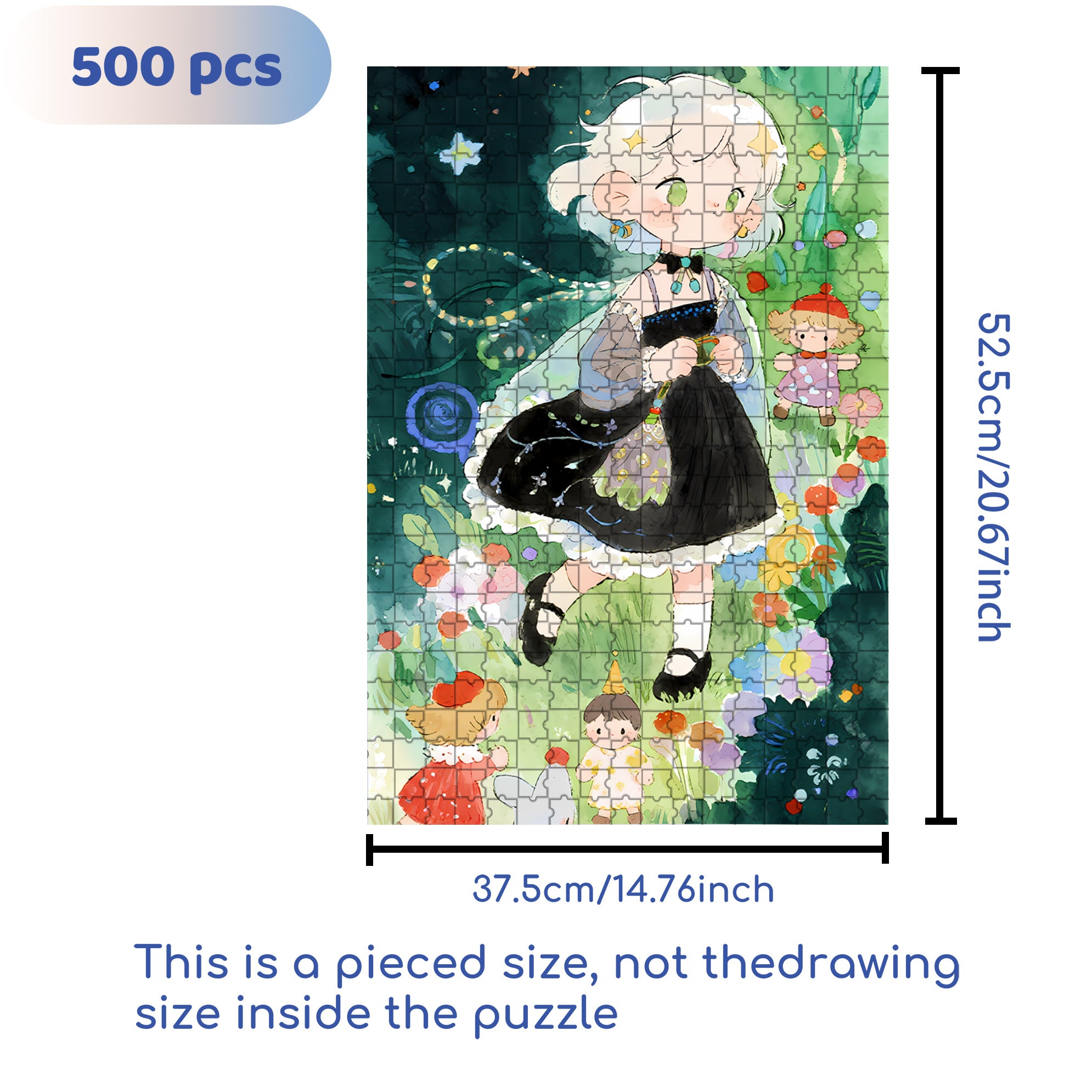 Let's Play Together 500pcs/1000pcs Jigsaw Puzzle, Scratch-Resistant, Interactive Family Game & Brain-Boosting DIY Decor, Perfect for Halloween, Christmas & New Year Gifts, Family Puzzle Game