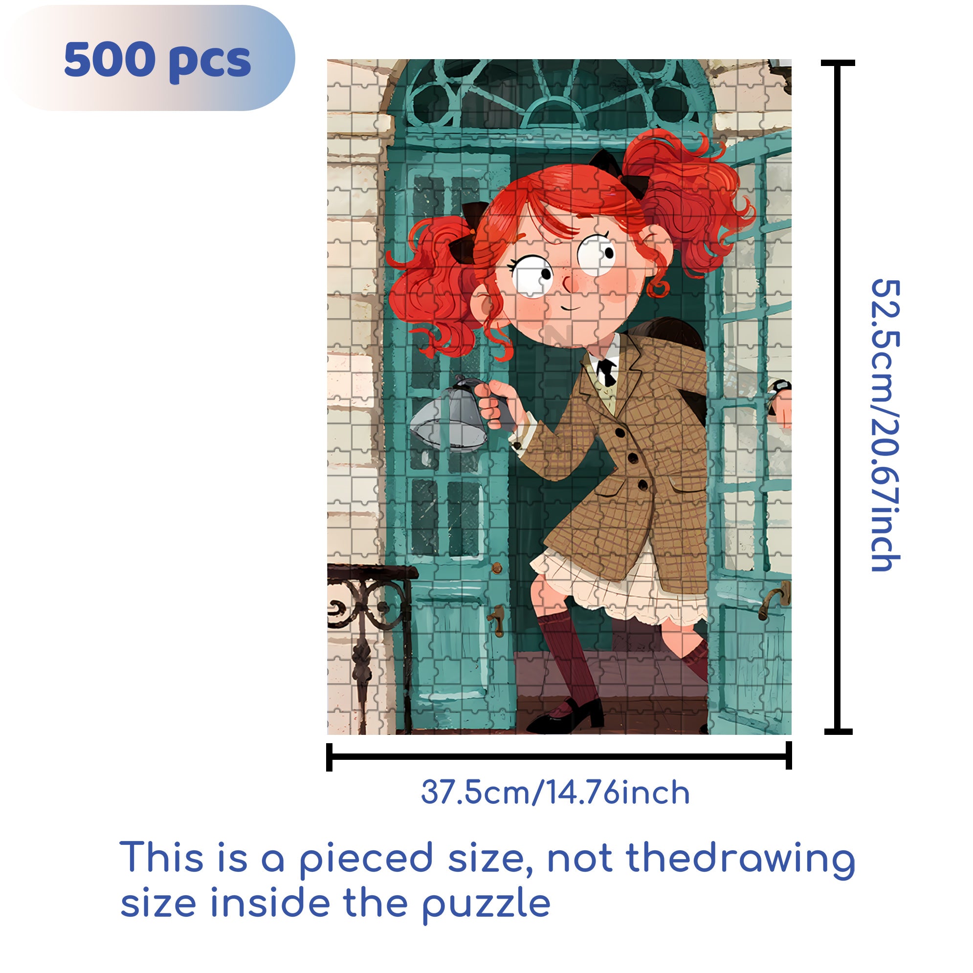 Peek 500pcs/1000pcs Jigsaw Puzzle, Scratch-Resistant, Interactive Family Game & Brain-Boosting DIY Decor, Perfect for Halloween, Christmas & New Year Gifts, Family Puzzle Game
