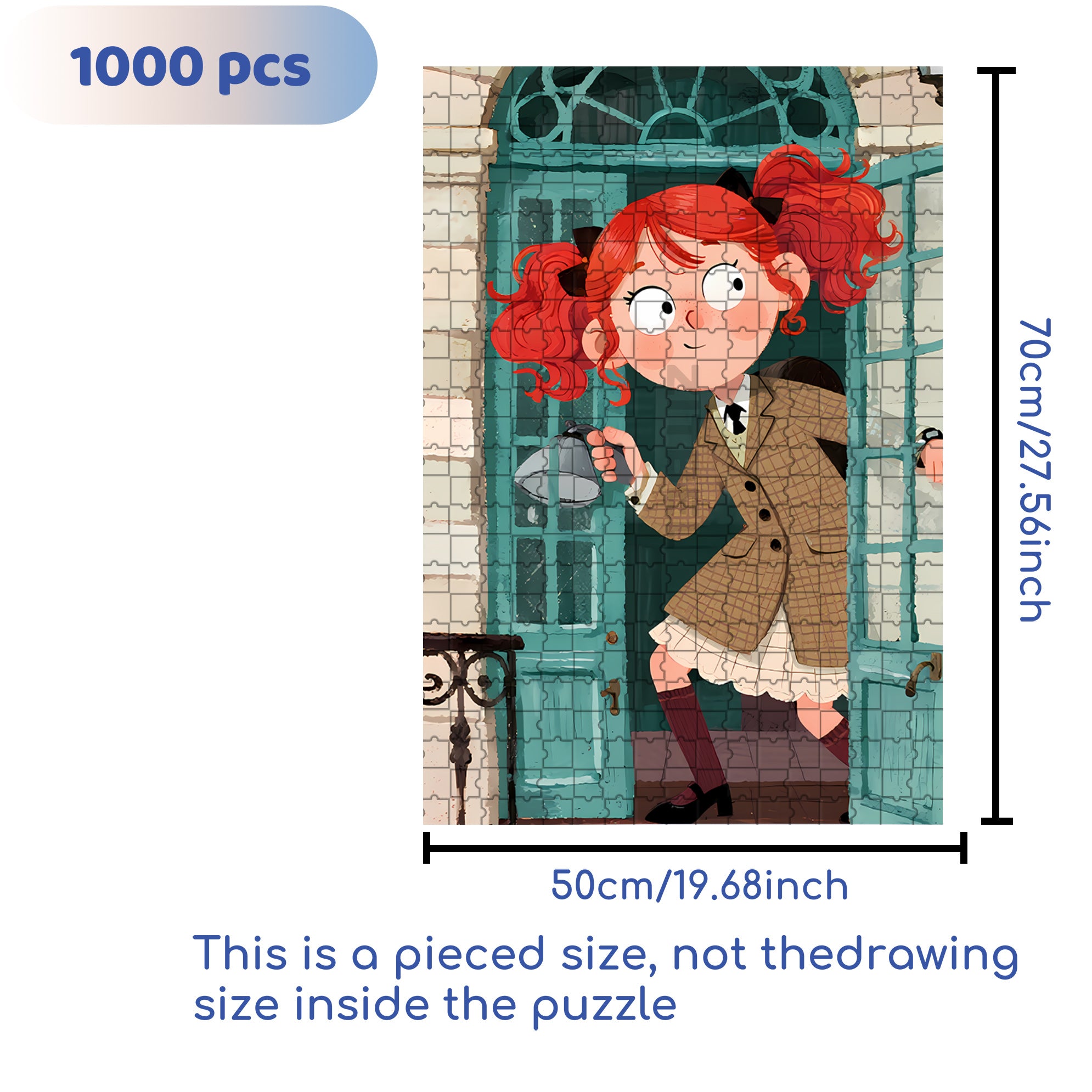 Peek 500pcs/1000pcs Jigsaw Puzzle, Scratch-Resistant, Interactive Family Game & Brain-Boosting DIY Decor, Perfect for Halloween, Christmas & New Year Gifts, Family Puzzle Game