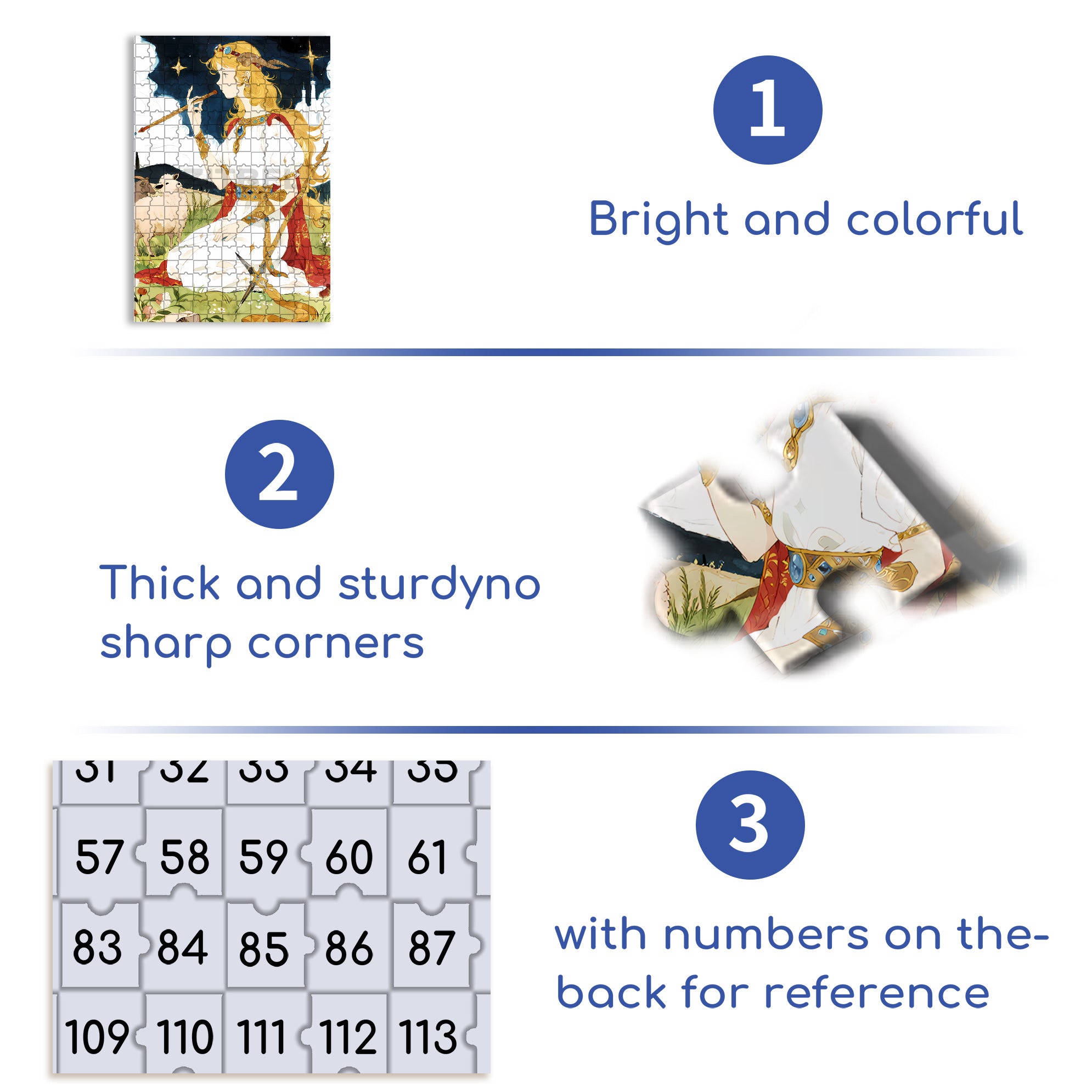 Shepherd 500pcs/1000pcs Jigsaw Puzzle, Scratch-Resistant, Interactive Family Game & Brain-Boosting DIY Decor, Perfect for Halloween, Christmas & New Year Gifts, Family Puzzle Game