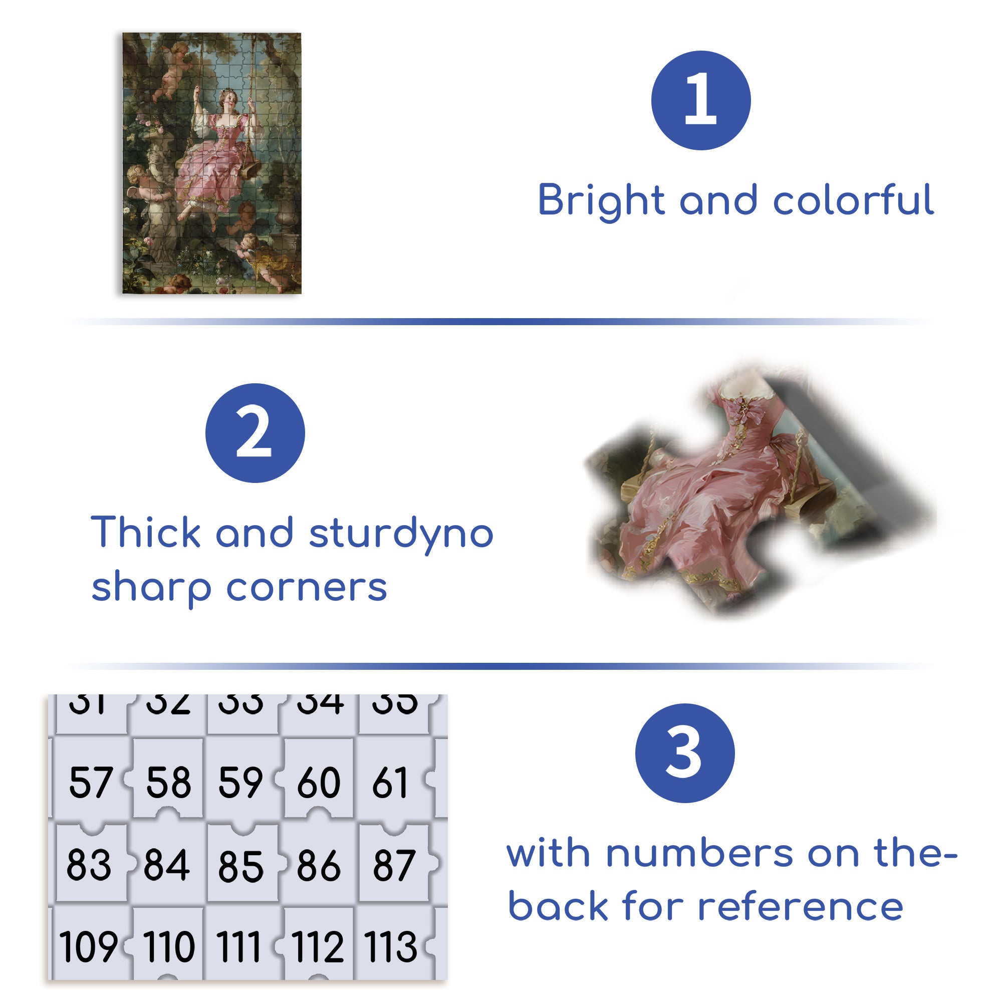 Swinging With Angels 500pcs/1000pcs Jigsaw Puzzle, Scratch-Resistant, Interactive Family Game & Brain-Boosting DIY Decor, Perfect for Halloween, Christmas & New Year Gifts, Family Puzzle Game