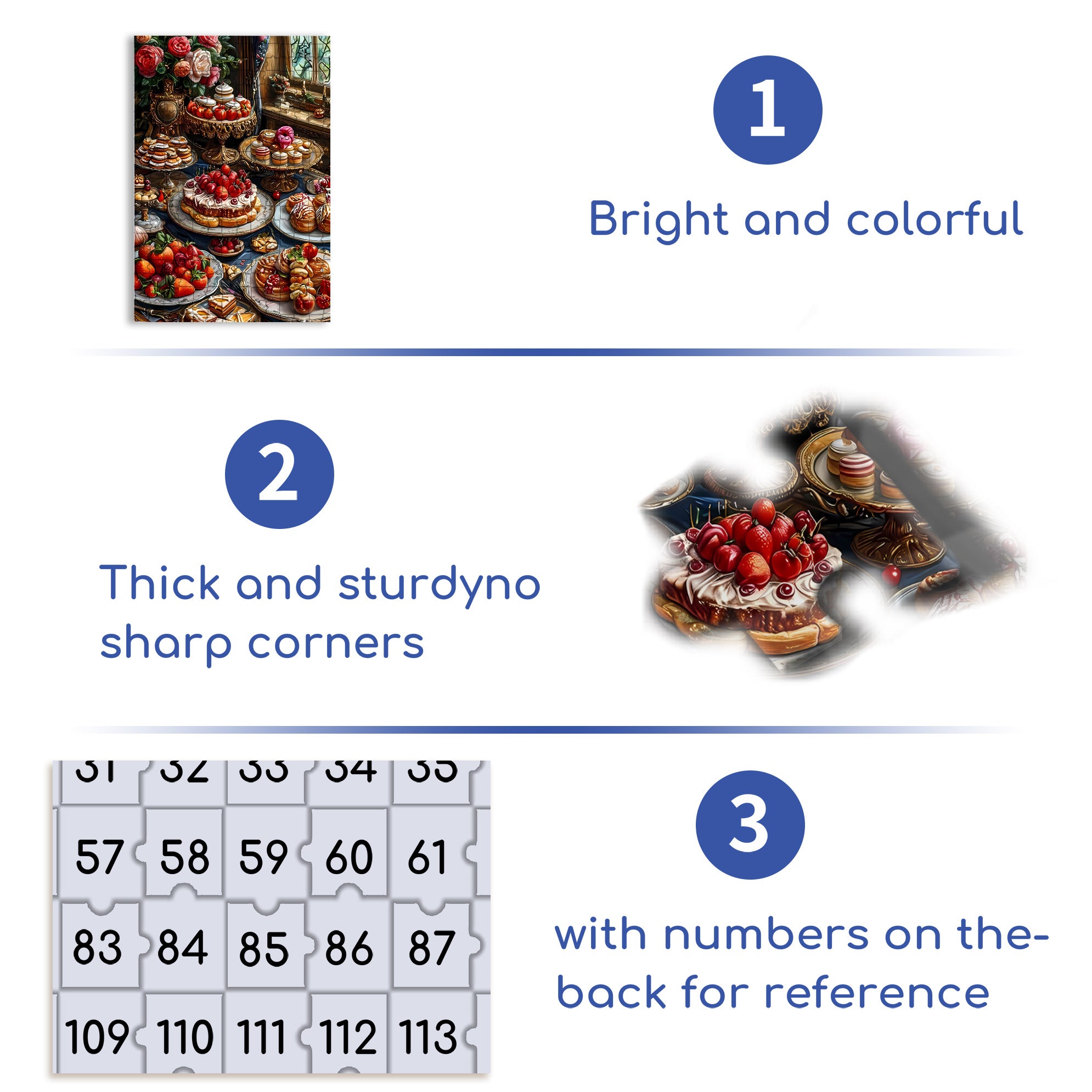 Tea Time 500pcs/1000pcs Jigsaw Puzzle, Scratch-Resistant, Interactive Family Game & Brain-Boosting DIY Decor, Perfect for Halloween, Christmas & New Year Gifts, Family Puzzle Game