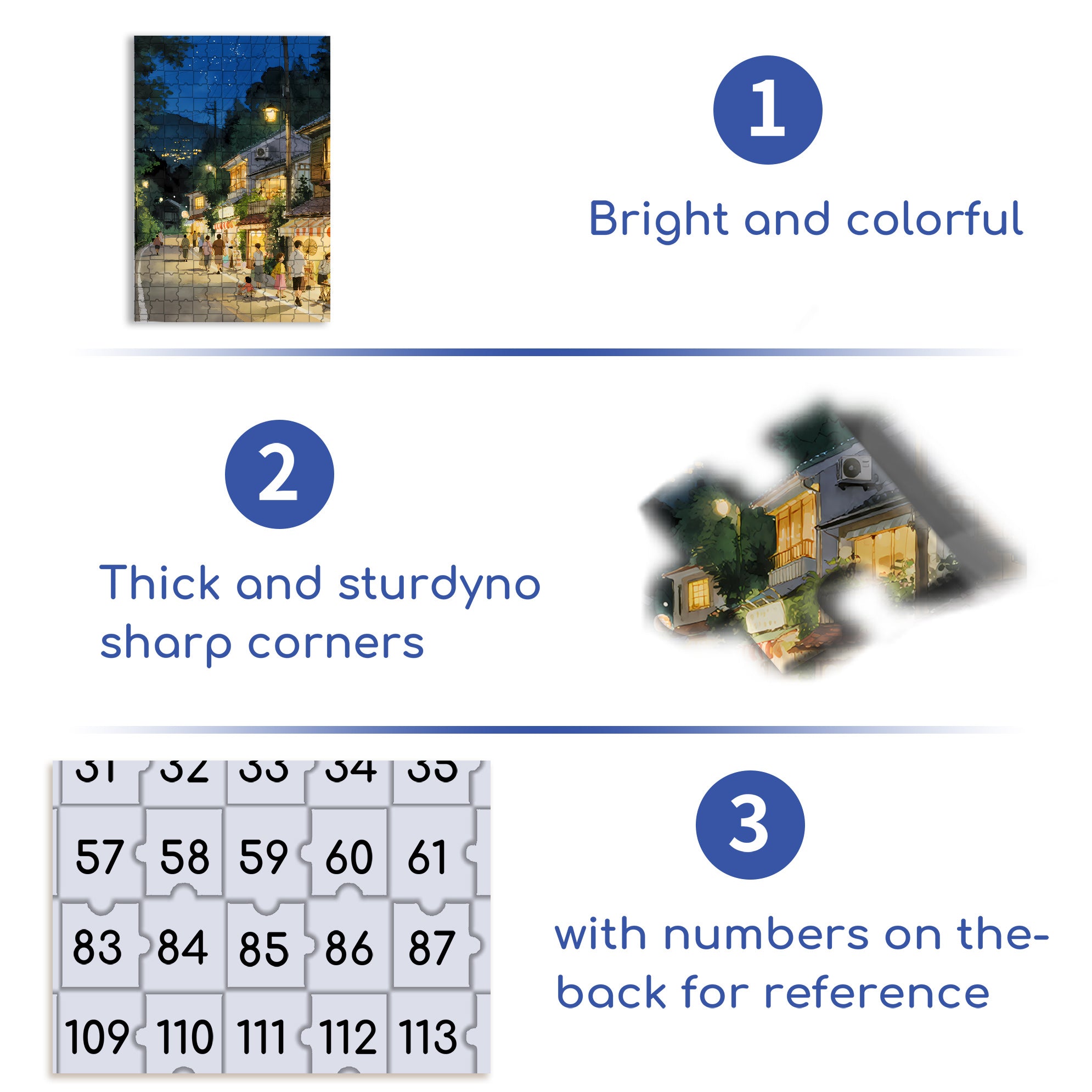 Winding 500pcs/1000pcs Jigsaw Puzzle, Scratch-Resistant, Interactive Family Game & Brain-Boosting DIY Decor, Perfect for Halloween, Christmas & New Year Gifts, Family Puzzle Game