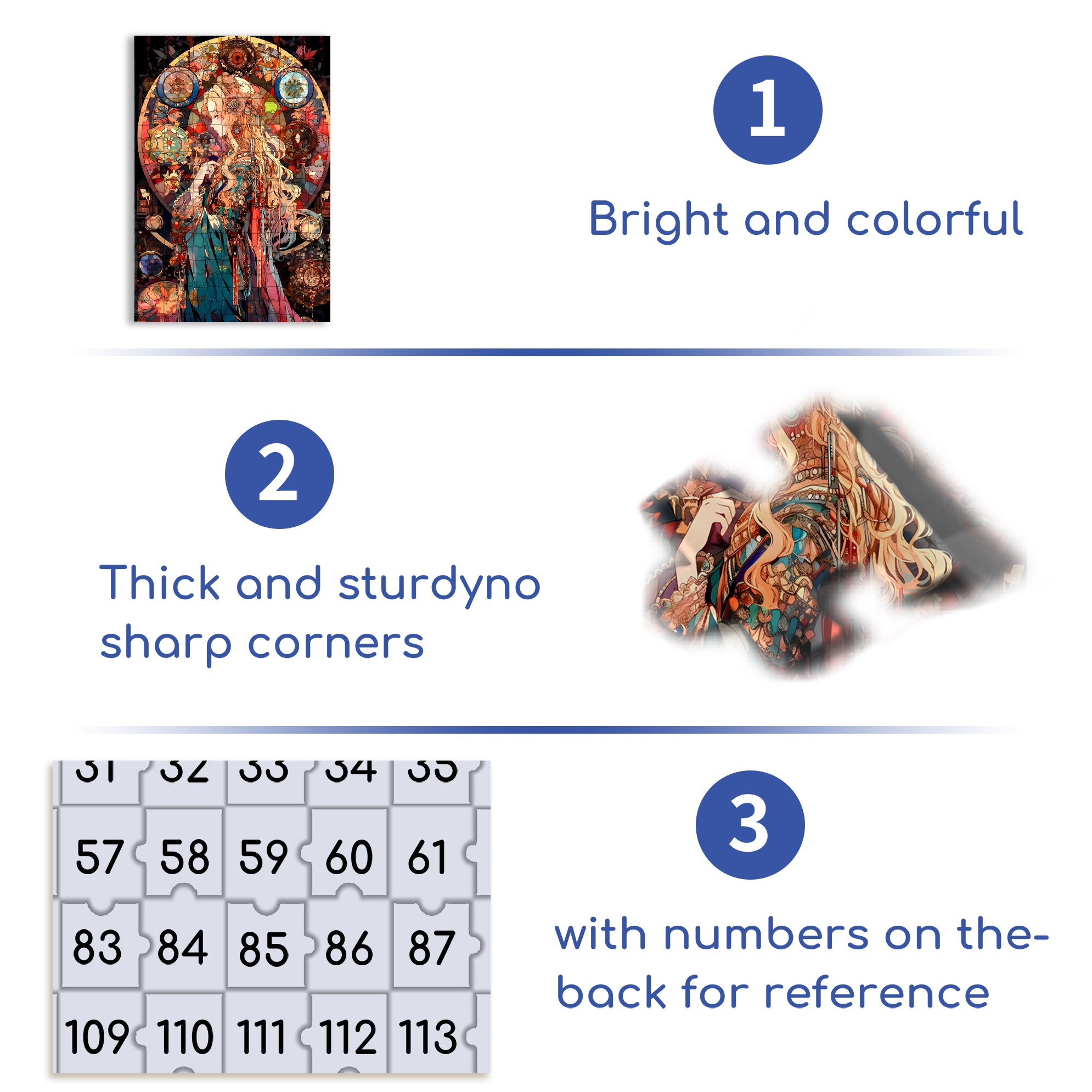 Beauty Picture 500pcs/1000pcs Jigsaw Puzzle, Scratch-Resistant, Interactive Family Game & Brain-Boosting DIY Decor, Perfect for Halloween, Christmas & New Year Gifts, Family Puzzle Game