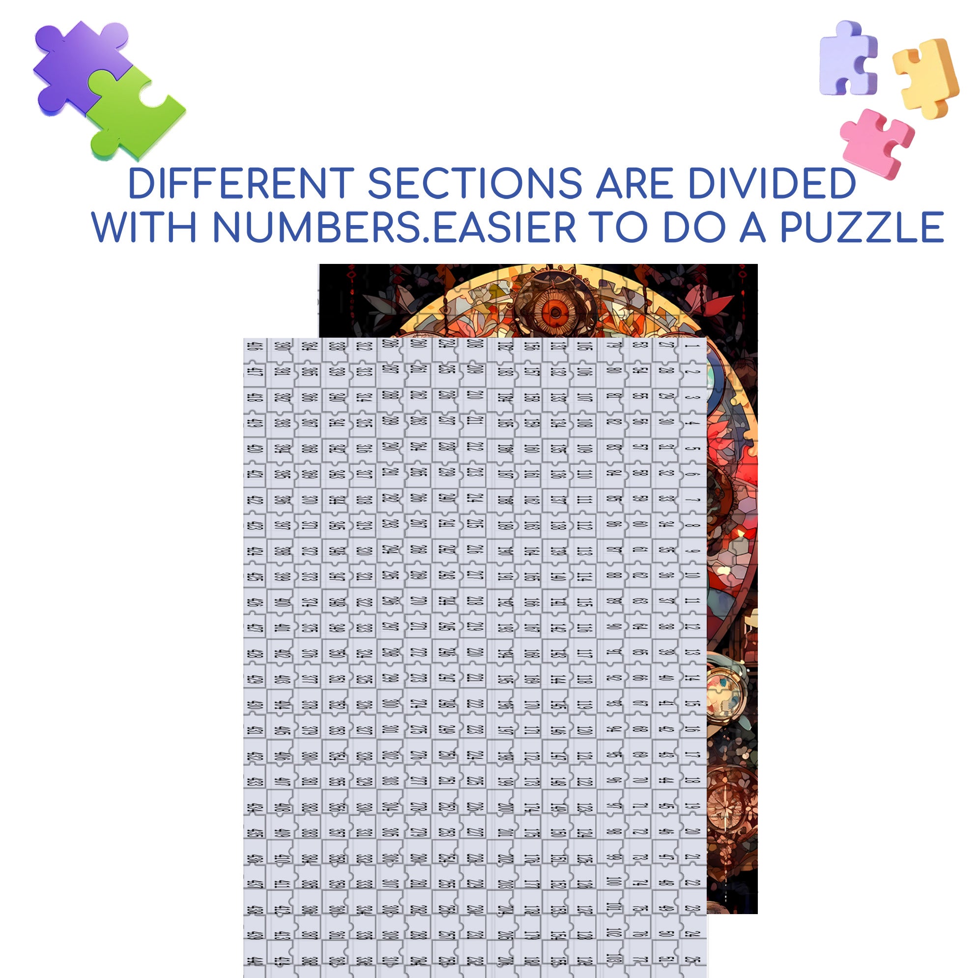 Beauty Picture 500pcs/1000pcs Jigsaw Puzzle, Scratch-Resistant, Interactive Family Game & Brain-Boosting DIY Decor, Perfect for Halloween, Christmas & New Year Gifts, Family Puzzle Game