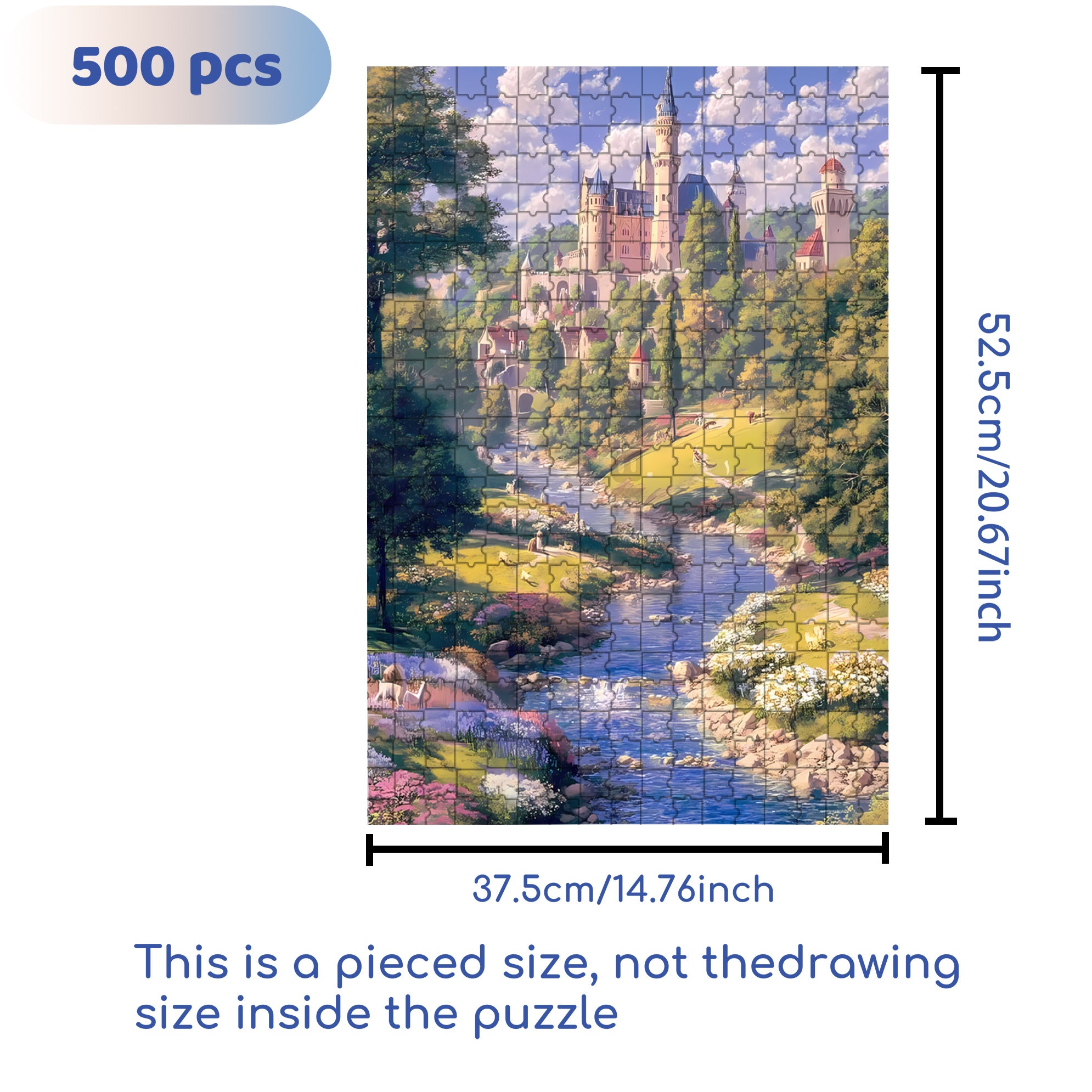 Deep In The Forest 500pcs/1000pcs Jigsaw Puzzle, Scratch-Resistant, Interactive Family Game & Brain-Boosting DIY Decor, Perfect for Halloween, Christmas & New Year Gifts, Family Puzzle Game
