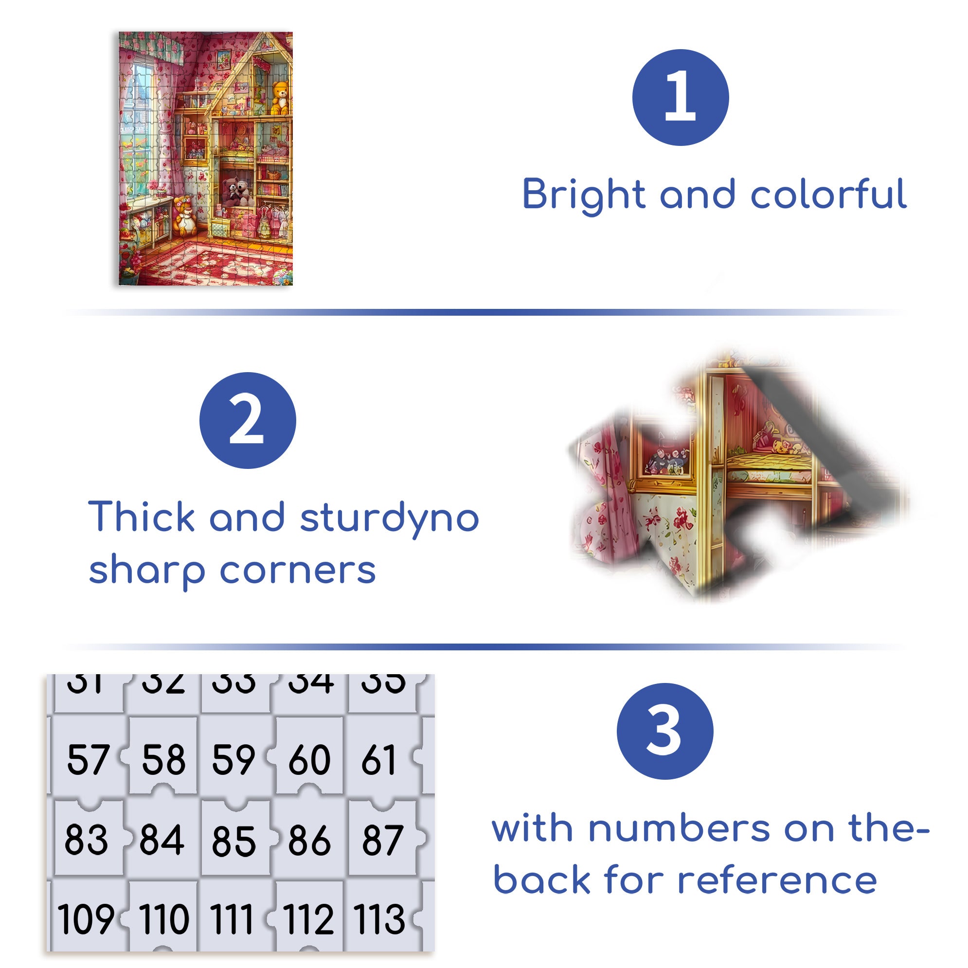 Girls' Room 500pcs/1000pcs Jigsaw Puzzle, Scratch-Resistant, Interactive Family Game & Brain-Boosting DIY Decor, Perfect for Halloween, Christmas & New Year Gifts, Family Puzzle Game
