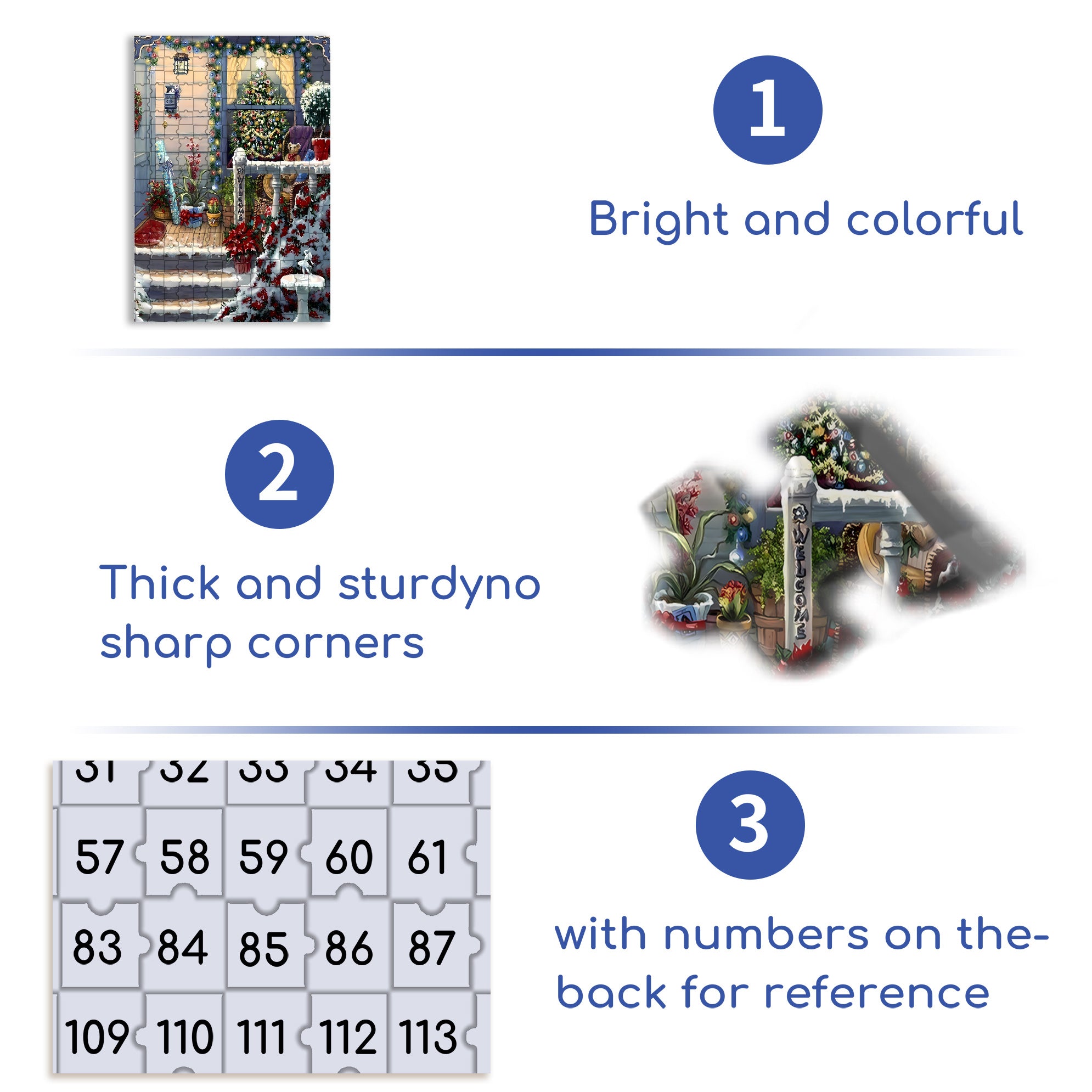 Great Atmosphere 500pcs/1000pcs Jigsaw Puzzle, Scratch-Resistant, Interactive Family Game & Brain-Boosting DIY Decor, Perfect for Halloween, Christmas & New Year Gifts, Family Puzzle Game