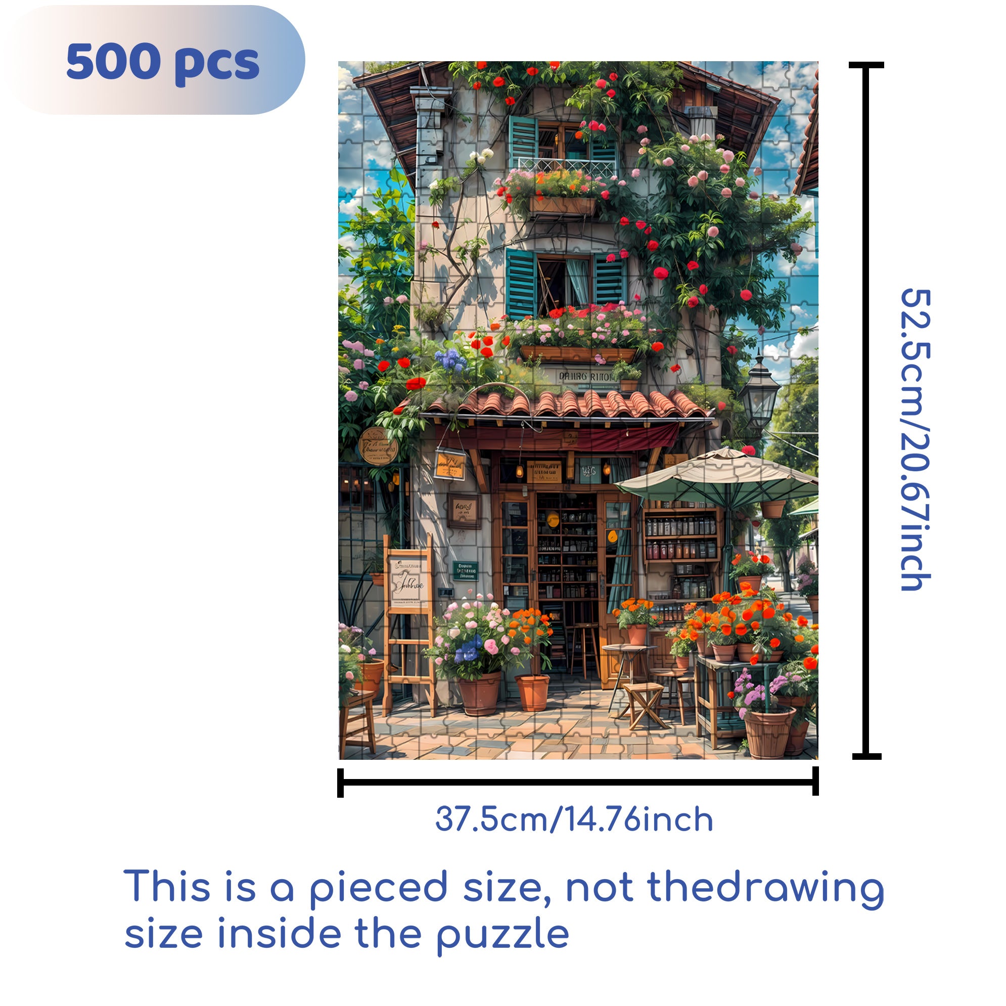 Laid Back 500pcs/1000pcs Jigsaw Puzzle, Scratch-Resistant, Interactive Family Game & Brain-Boosting DIY Decor, Perfect for Halloween, Christmas & New Year Gifts, Family Puzzle Game