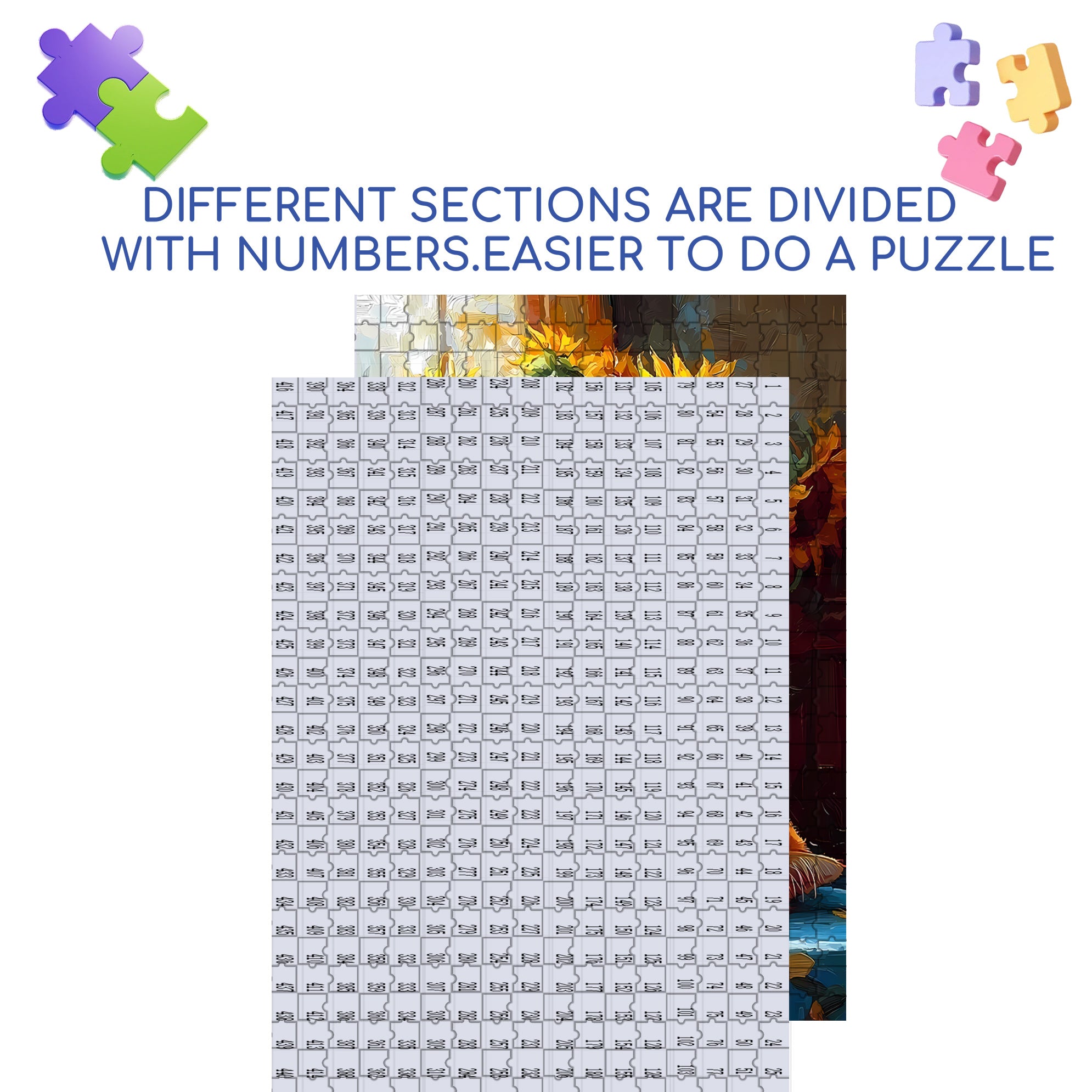 Lazy Cat 500pcs/1000pcs Jigsaw Puzzle, Scratch-Resistant, Interactive Family Game & Brain-Boosting DIY Decor, Perfect for Halloween, Christmas & New Year Gifts, Family Puzzle Game