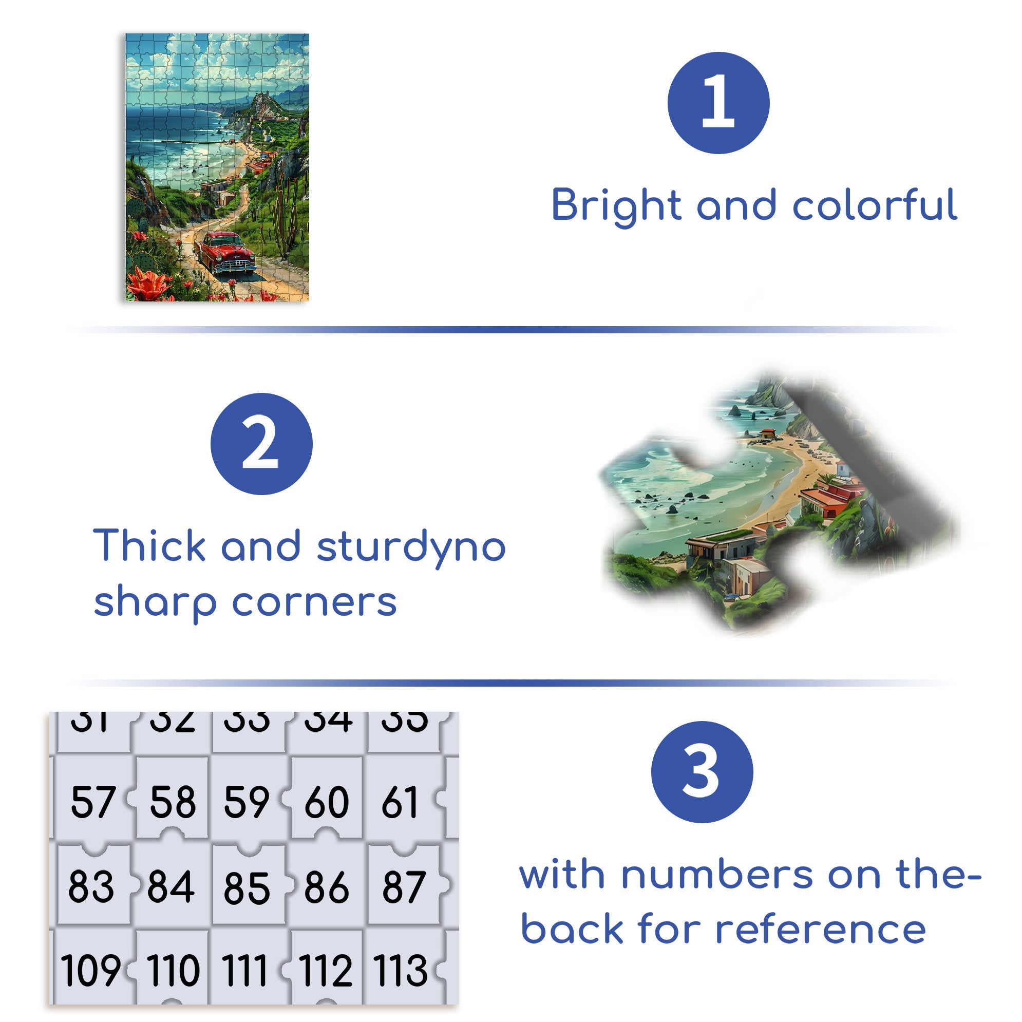 Mountain Road 500pcs/1000pcs Jigsaw Puzzle, Scratch-Resistant, Interactive Family Game & Brain-Boosting DIY Decor, Perfect for Halloween, Christmas & New Year Gifts, Family Puzzle Game
