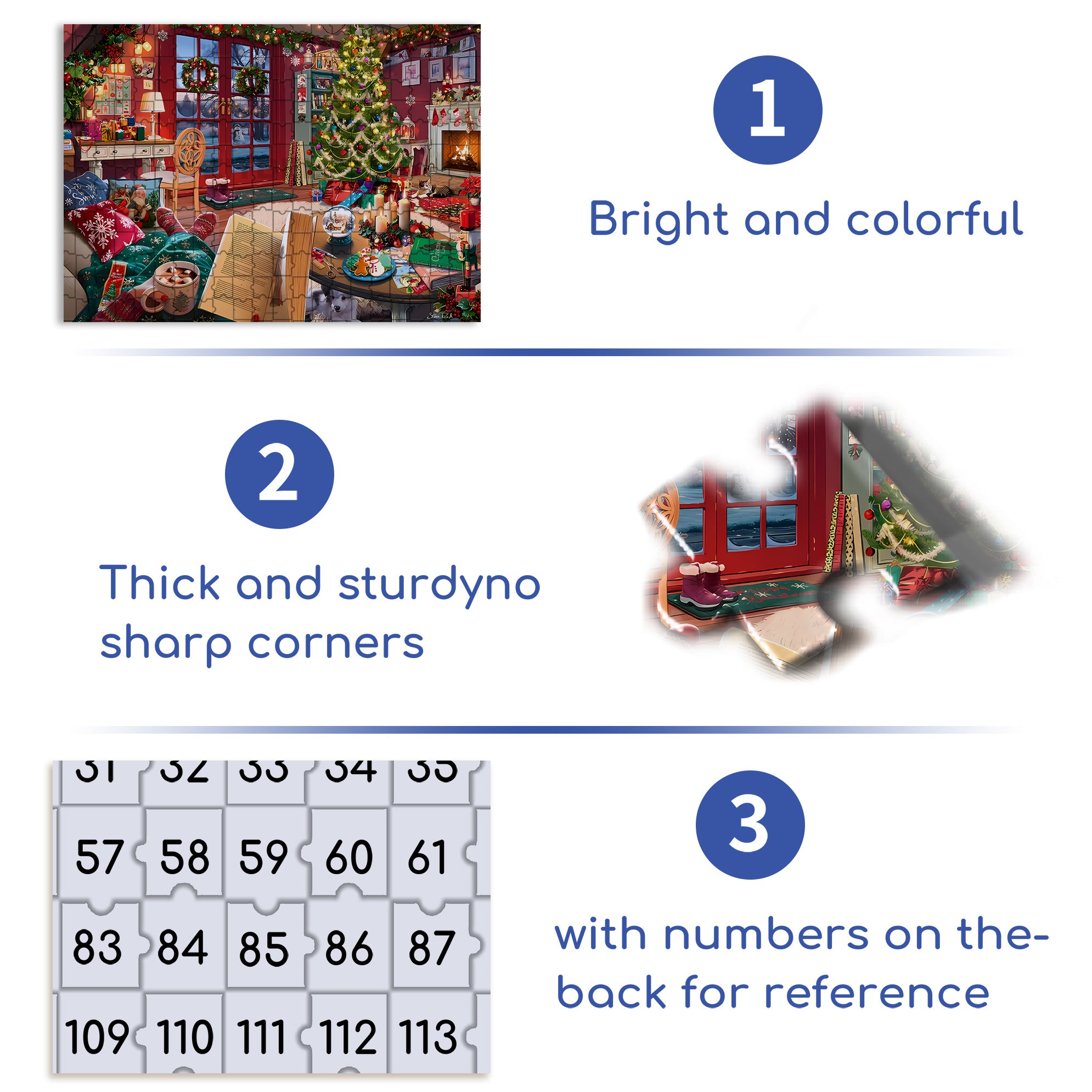 Ravensburg 500pcs/1000pcs Jigsaw Puzzle, Scratch-Resistant, Interactive Family Game & Brain-Boosting DIY Decor, Perfect for Halloween, Christmas & New Year Gifts, Family Puzzle Game