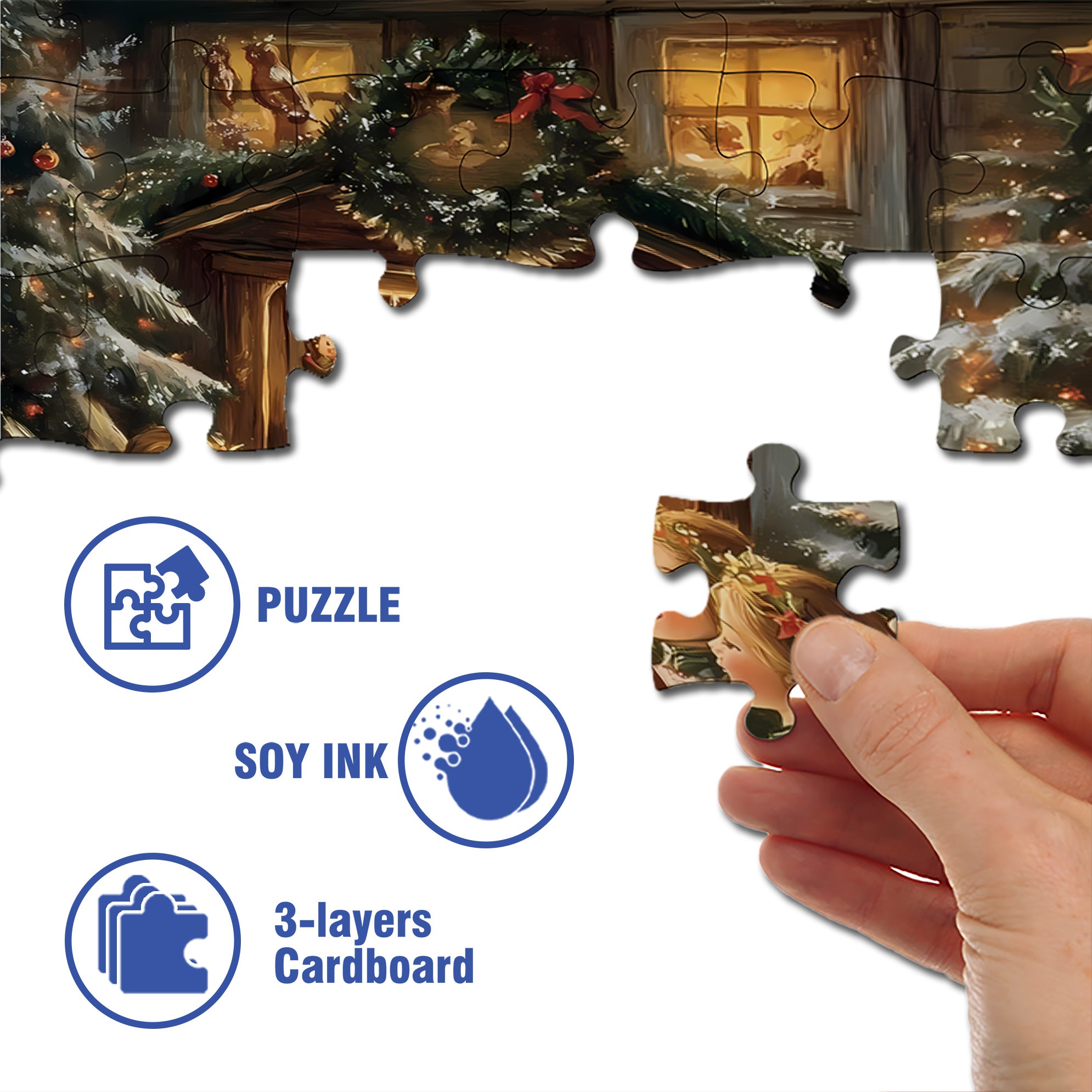 Sing Hymns 500pcs/1000pcs Jigsaw Puzzle, Scratch-Resistant, Interactive Family Game & Brain-Boosting DIY Decor, Perfect for Halloween, Christmas & New Year Gifts, Family Puzzle Game