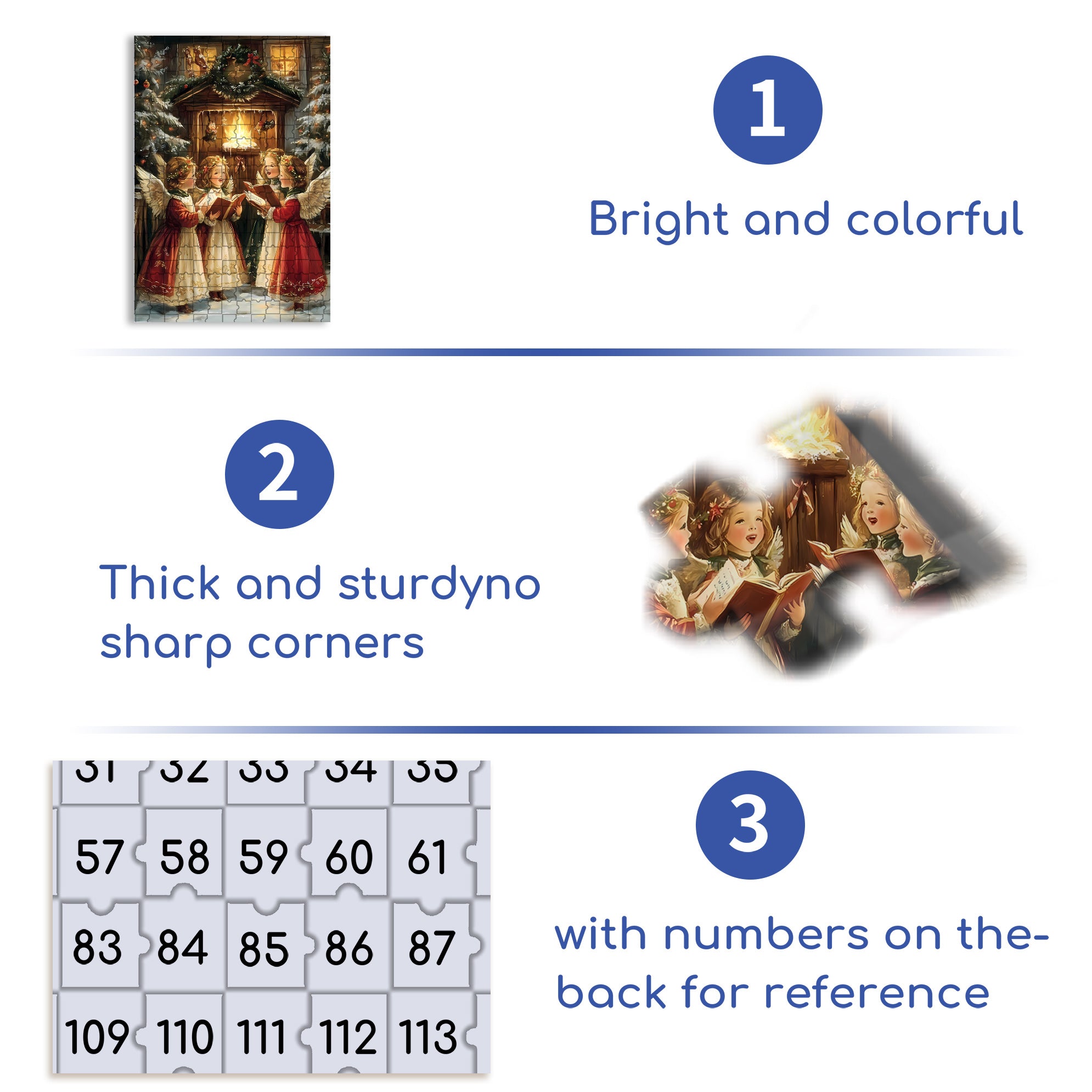 Sing Hymns 500pcs/1000pcs Jigsaw Puzzle, Scratch-Resistant, Interactive Family Game & Brain-Boosting DIY Decor, Perfect for Halloween, Christmas & New Year Gifts, Family Puzzle Game