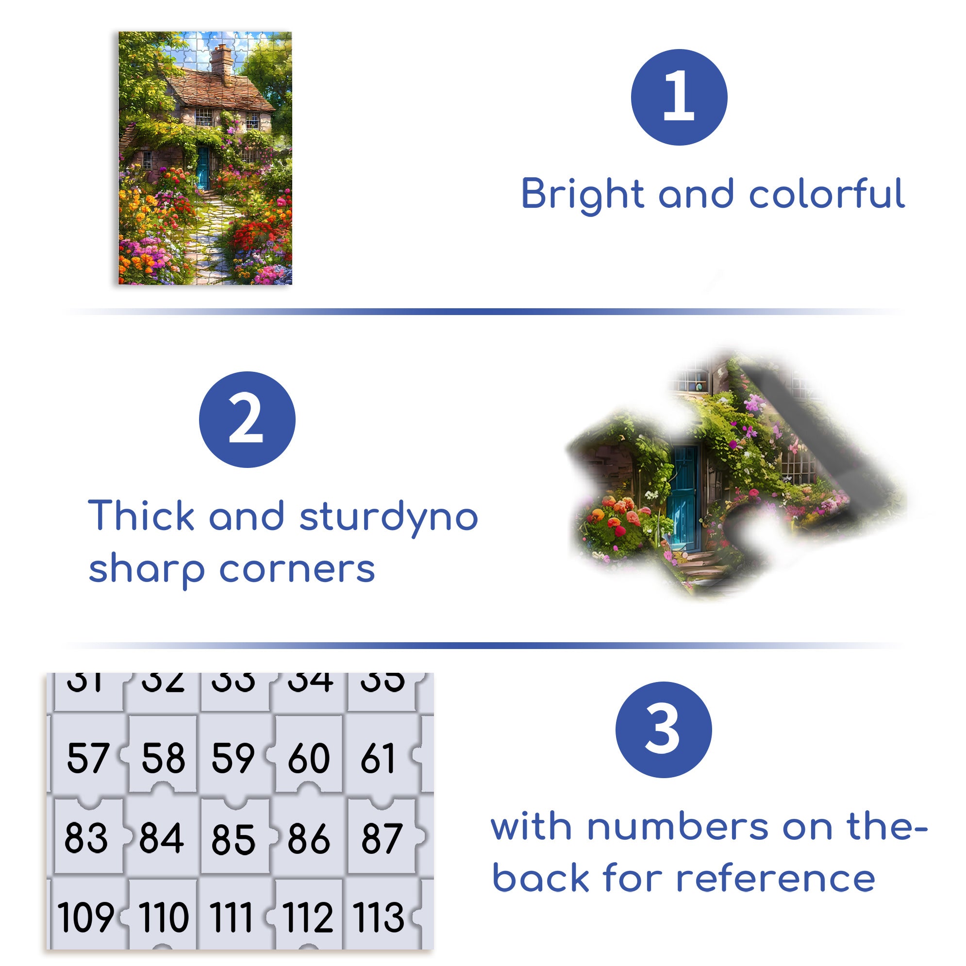 Spring In The Garden 500pcs/1000pcs Jigsaw Puzzle, Scratch-Resistant, Interactive Family Game & Brain-Boosting DIY Decor, Perfect for Halloween, Christmas & New Year Gifts, Family Puzzle Game