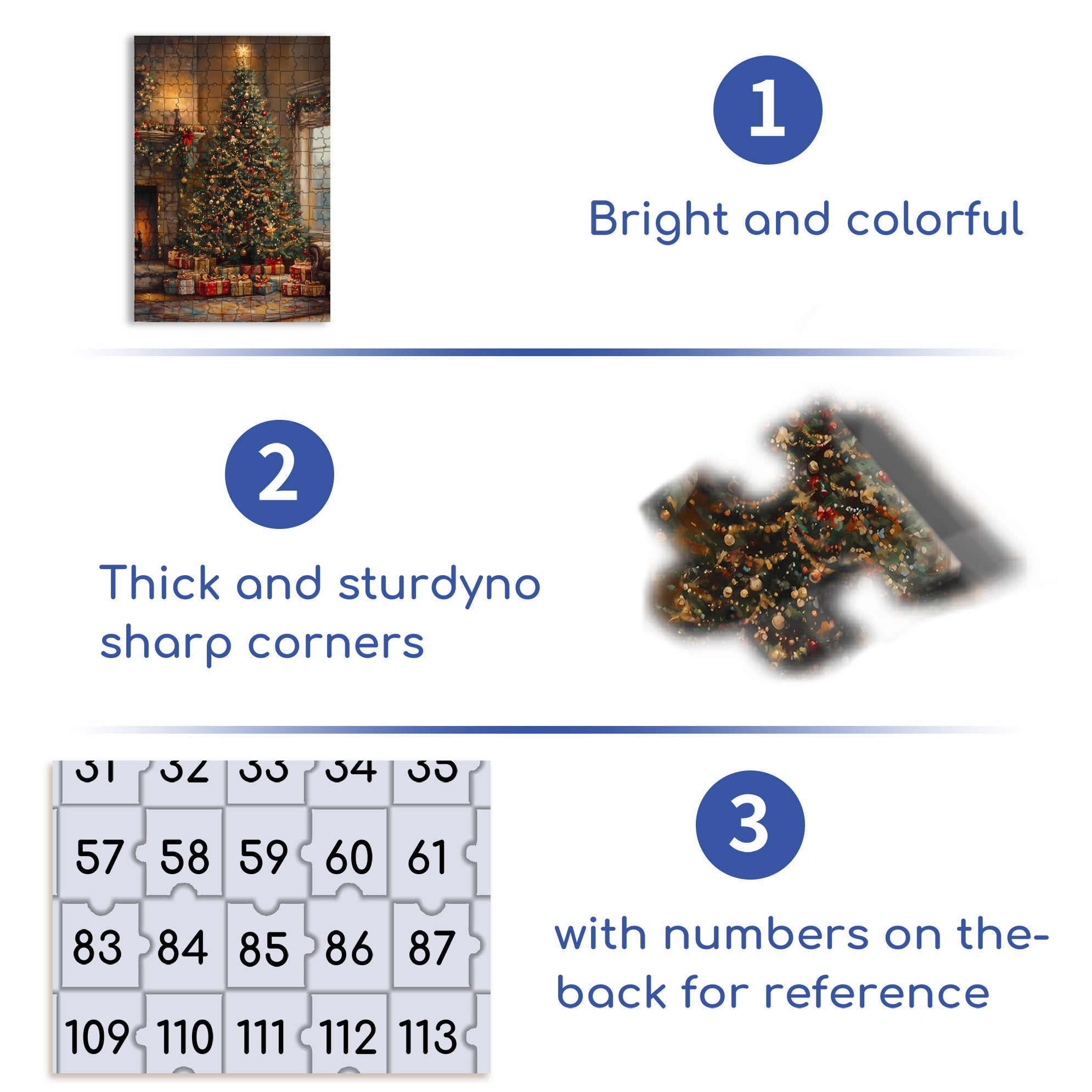 Star of Bethlehem 500pcs/1000pcs Jigsaw Puzzle, Scratch-Resistant, Interactive Family Game & Brain-Boosting DIY Decor, Perfect for Halloween, Christmas & New Year Gifts, Family Puzzle Game