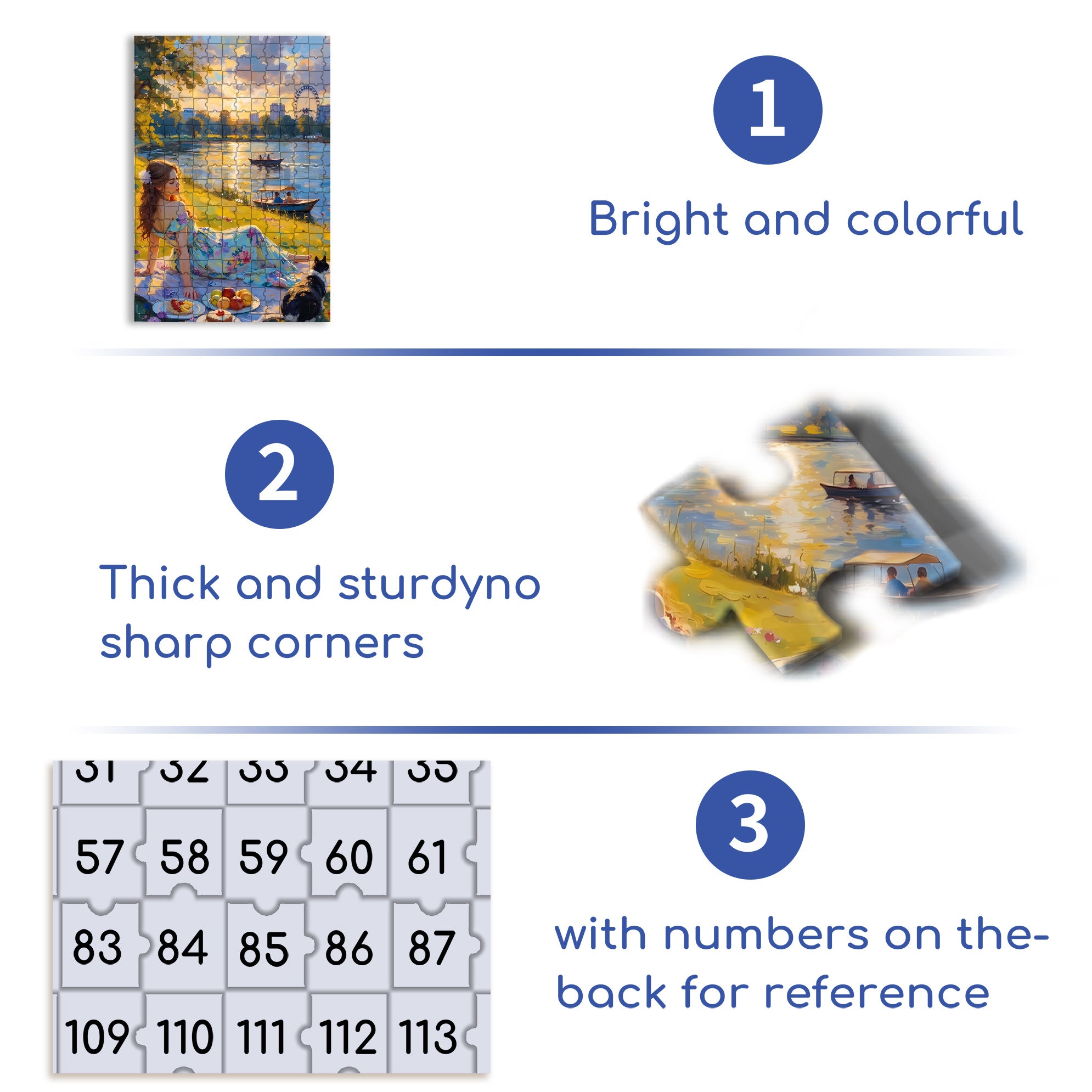 Sunset By The Lake 500pcs/1000pcs Jigsaw Puzzle, Scratch-Resistant, Interactive Family Game & Brain-Boosting DIY Decor, Perfect for Halloween, Christmas & New Year Gifts, Family Puzzle Game