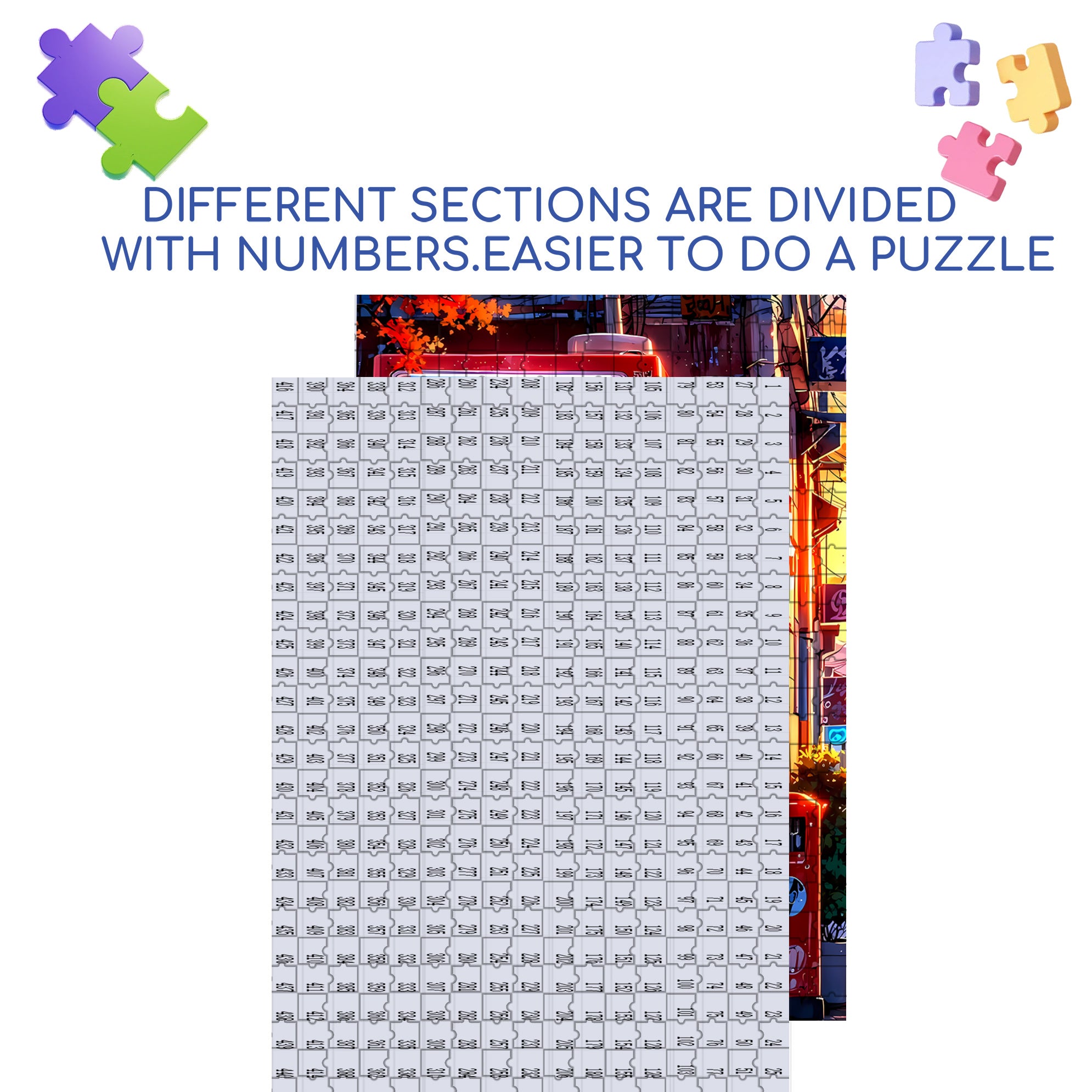 Vending Machine 500pcs/1000pcs Jigsaw Puzzle, Scratch-Resistant, Interactive Family Game & Brain-Boosting DIY Decor, Perfect for Halloween, Christmas & New Year Gifts, Family Puzzle Game