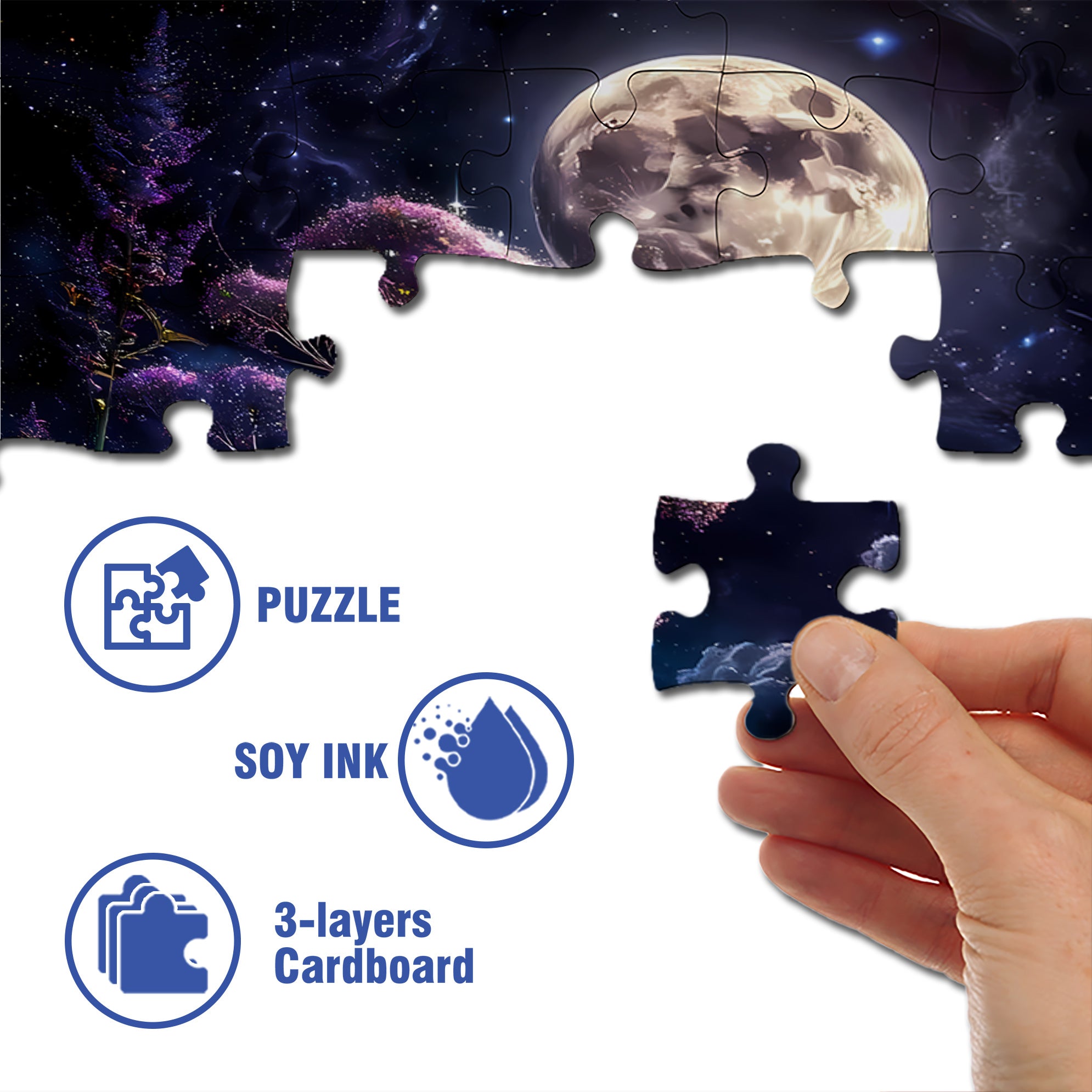 All Things Grow 500pcs/1000pcs Jigsaw Puzzle, Scratch-Resistant, Interactive Family Game & Brain-Boosting DIY Decor, Perfect for Halloween, Christmas & New Year Gifts, Family Puzzle Game