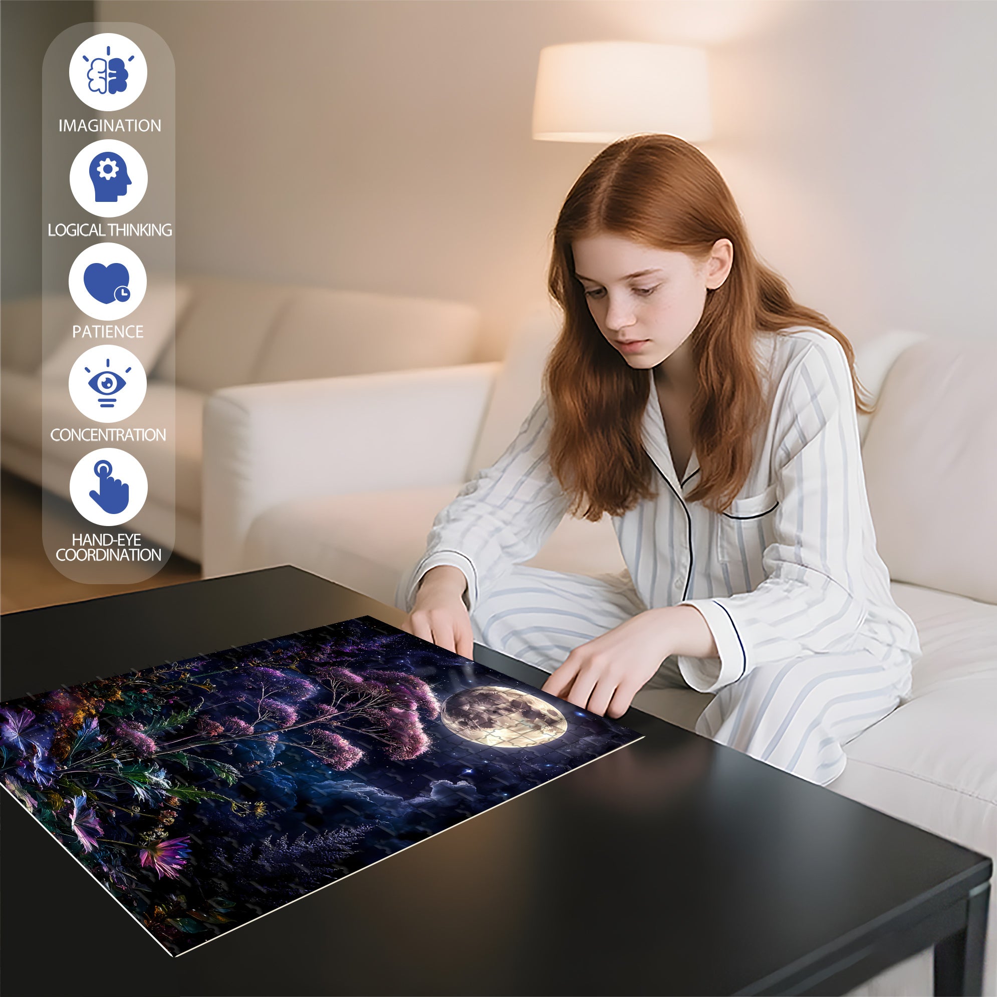 All Things Grow 500pcs/1000pcs Jigsaw Puzzle, Scratch-Resistant, Interactive Family Game & Brain-Boosting DIY Decor, Perfect for Halloween, Christmas & New Year Gifts, Family Puzzle Game