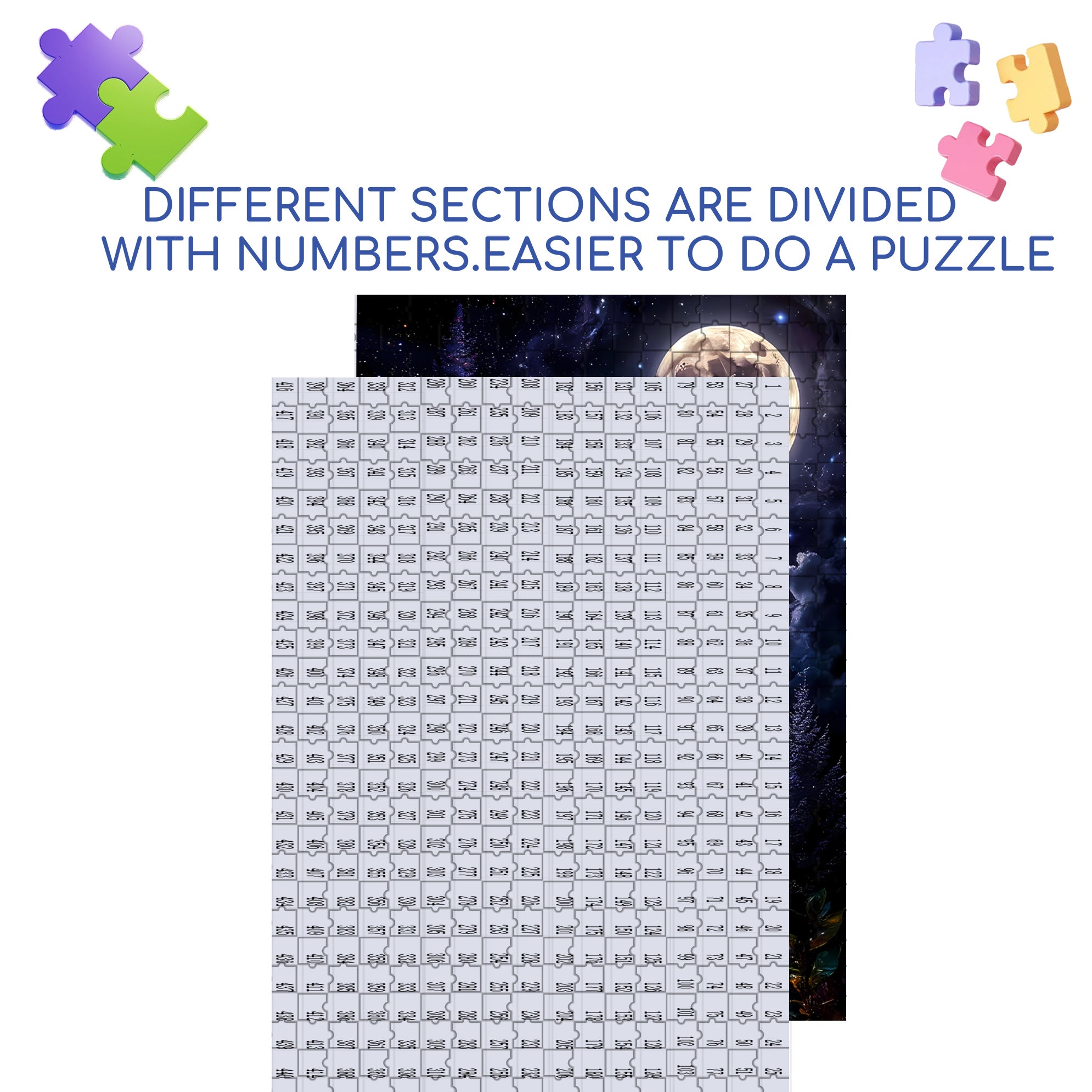 All Things Grow 500pcs/1000pcs Jigsaw Puzzle, Scratch-Resistant, Interactive Family Game & Brain-Boosting DIY Decor, Perfect for Halloween, Christmas & New Year Gifts, Family Puzzle Game