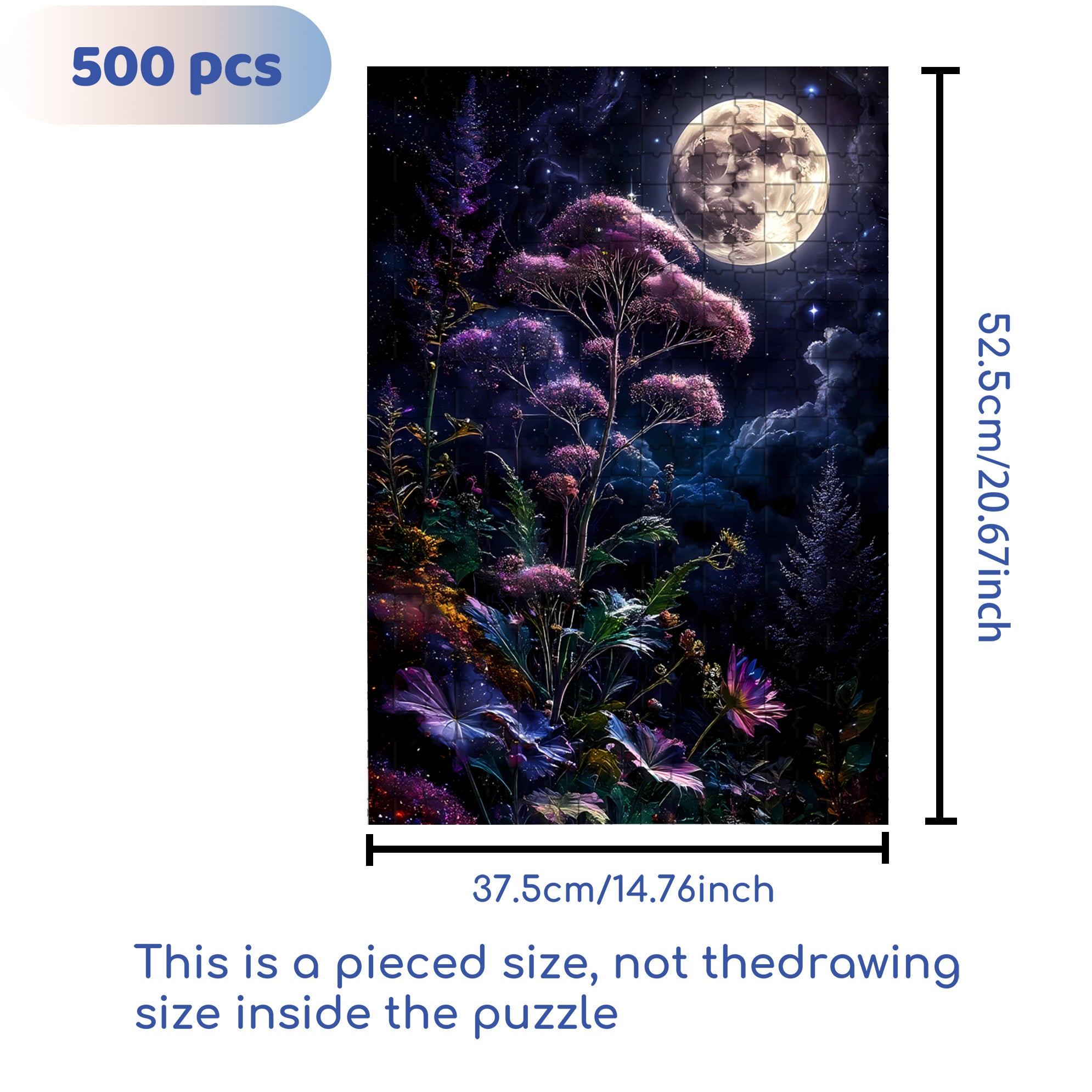 All Things Grow 500pcs/1000pcs Jigsaw Puzzle, Scratch-Resistant, Interactive Family Game & Brain-Boosting DIY Decor, Perfect for Halloween, Christmas & New Year Gifts, Family Puzzle Game